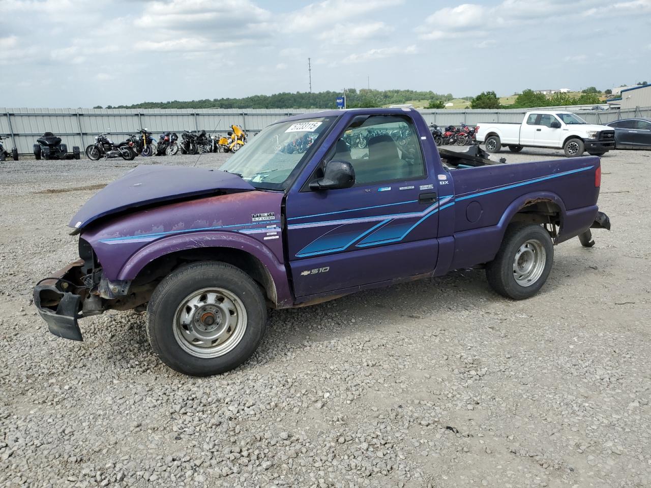 1995 Chevrolet S Truck S10 Blue vin: 1GCCS1441SK132573