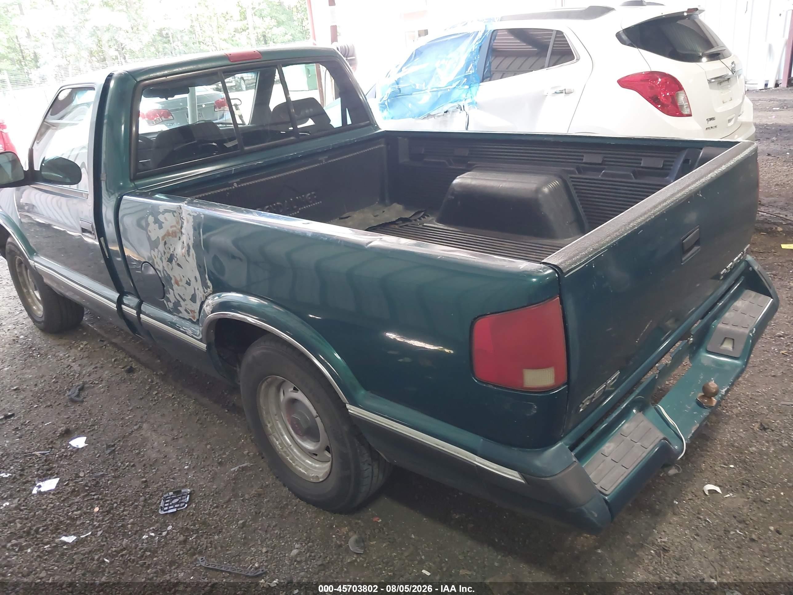 1996 Chevrolet S Truck S10 Green vin: 1GCCS1442T8205190