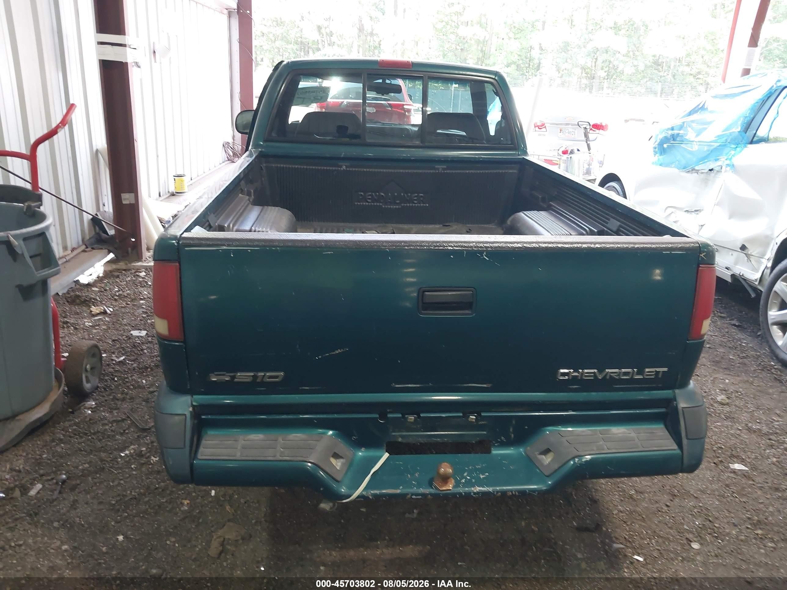 1996 Chevrolet S Truck S10 Green vin: 1GCCS1442T8205190