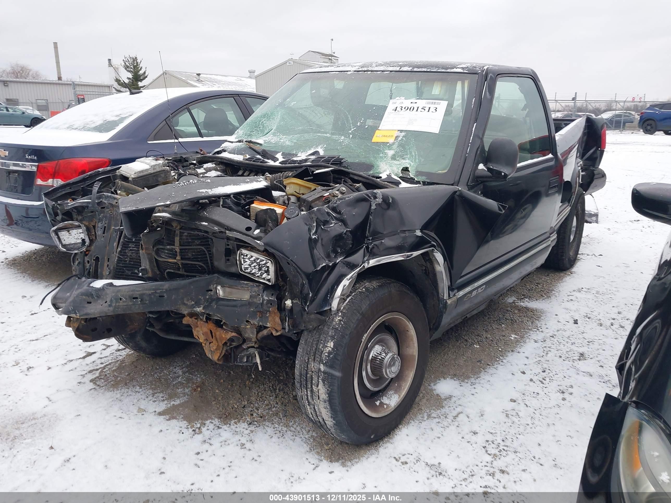 1996 Chevrolet S Truck S10 Black vin: 1GCCS1442TK126587