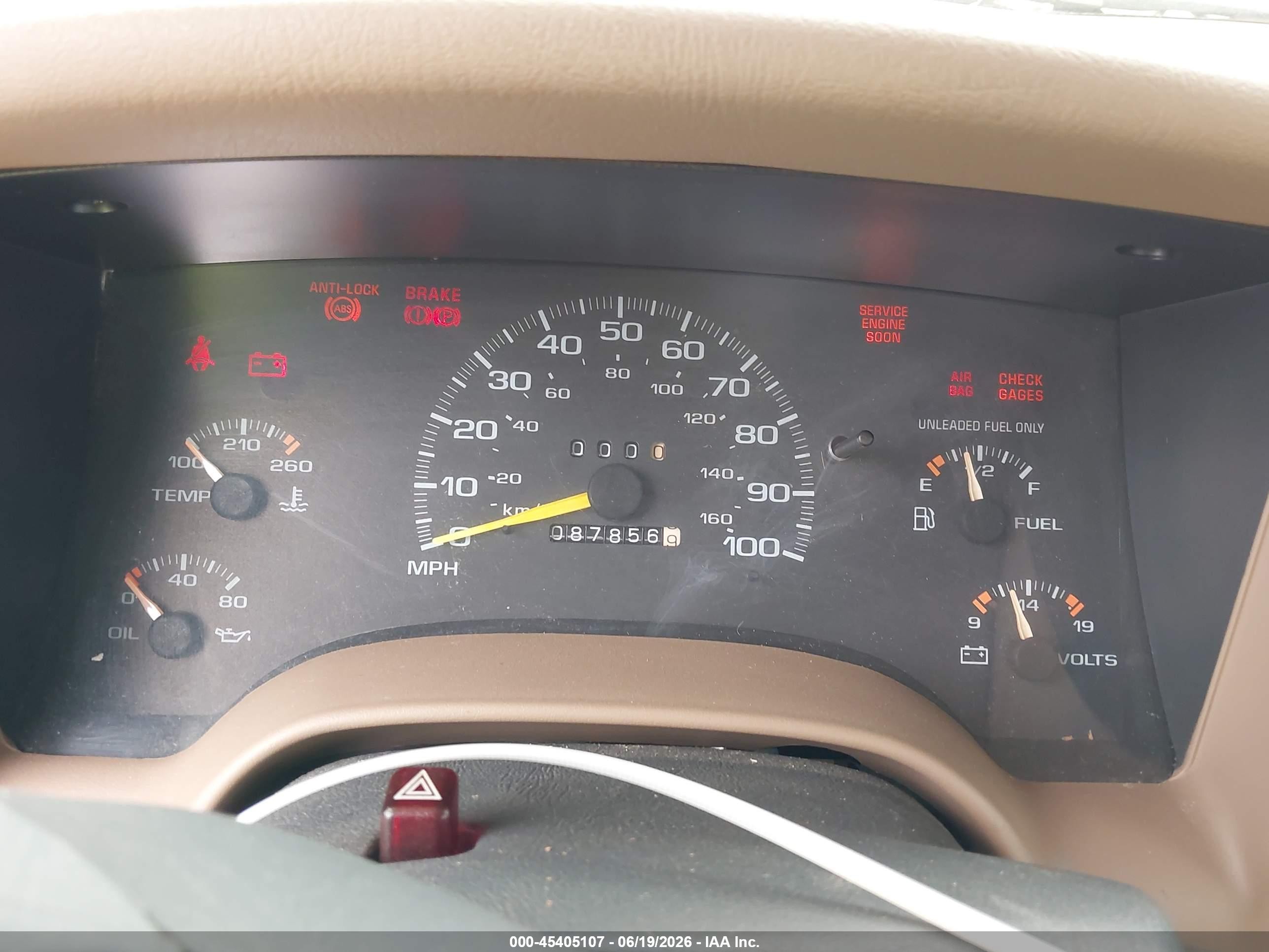 1997 Chevrolet S-10 Fleetside Red vin: 1GCCS1442V8172551