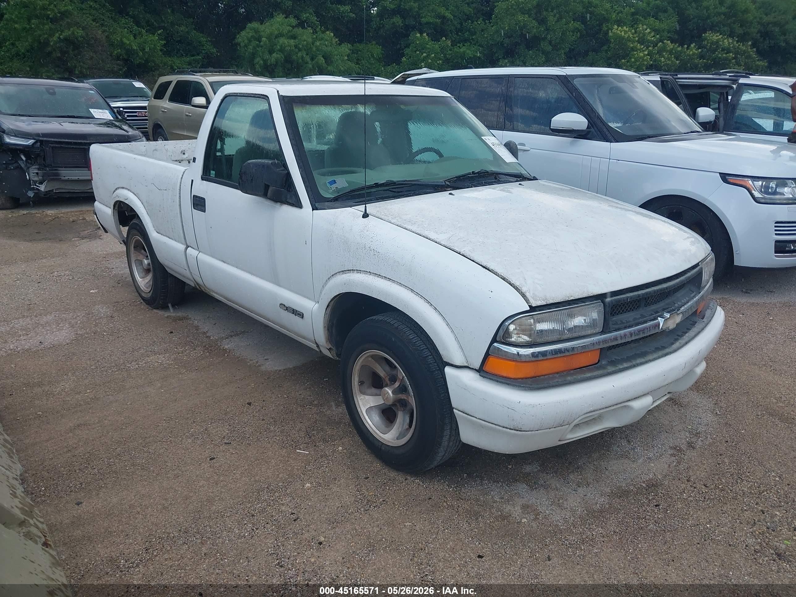 1998 Chevrolet S-10 Ls Fleetside White vin: 1GCCS1442W8195636
