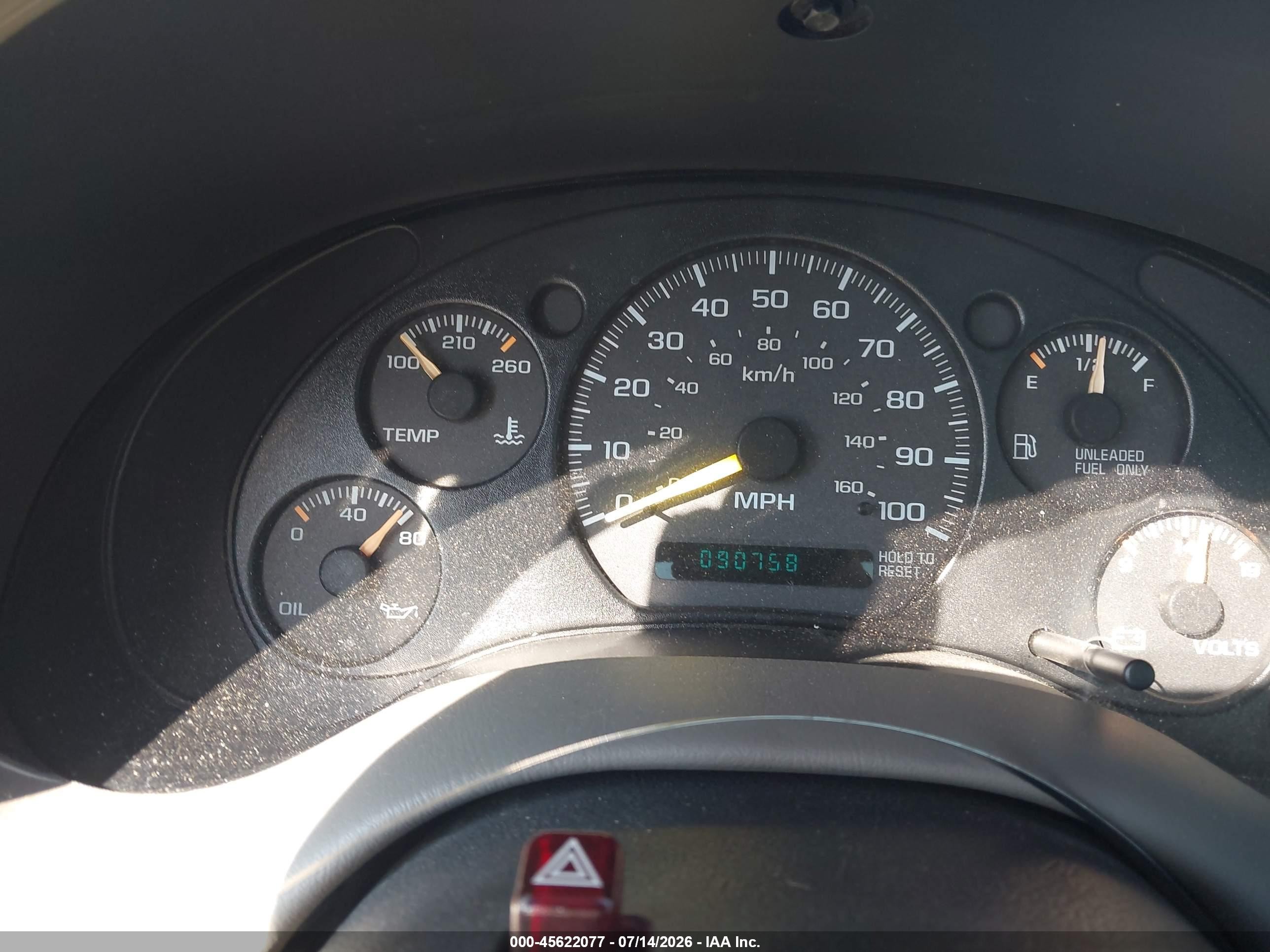 1998 Chevrolet S-10 Fleetside Red vin: 1GCCS1442W8227677