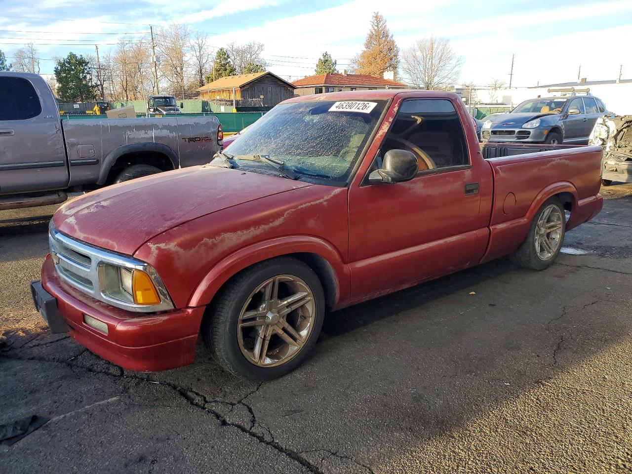 1995 Chevrolet S Truck S10 Maroon vin: 1GCCS1444S8248217
