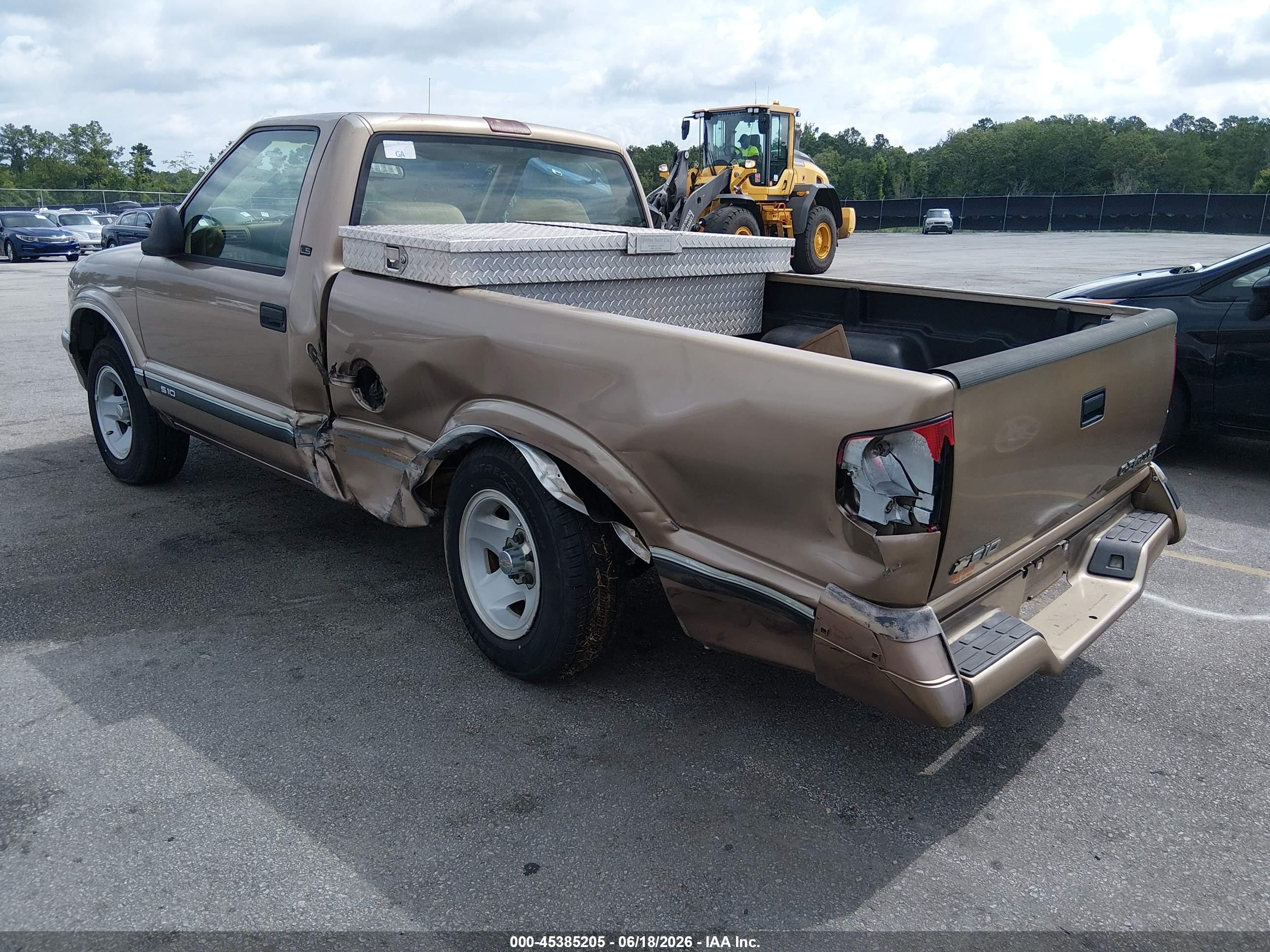 1996 Chevrolet S Truck S10 Beige vin: 1GCCS1444T8142299