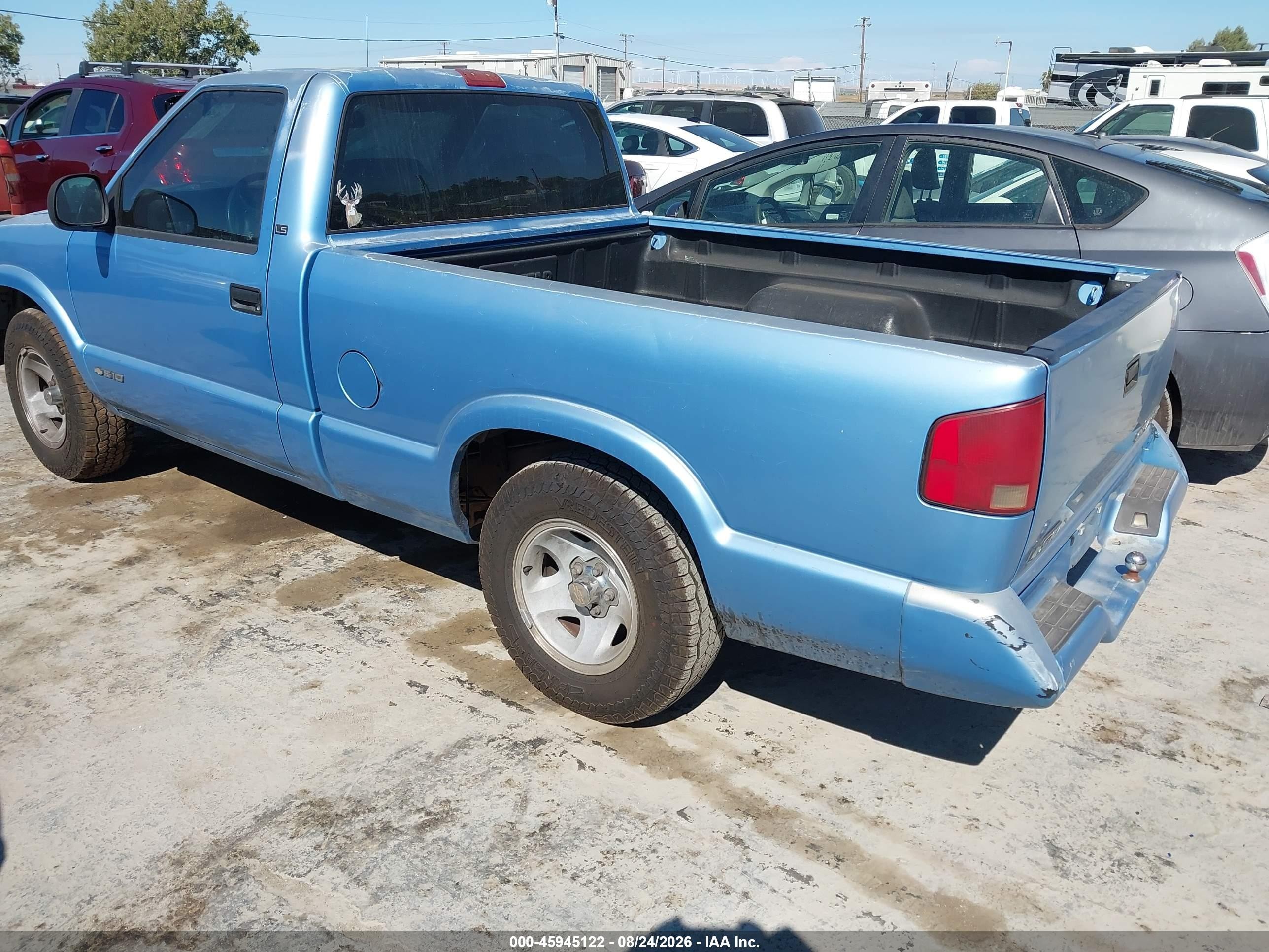 1996 Chevrolet S Truck S10 Blue vin: 1GCCS1444TK212709