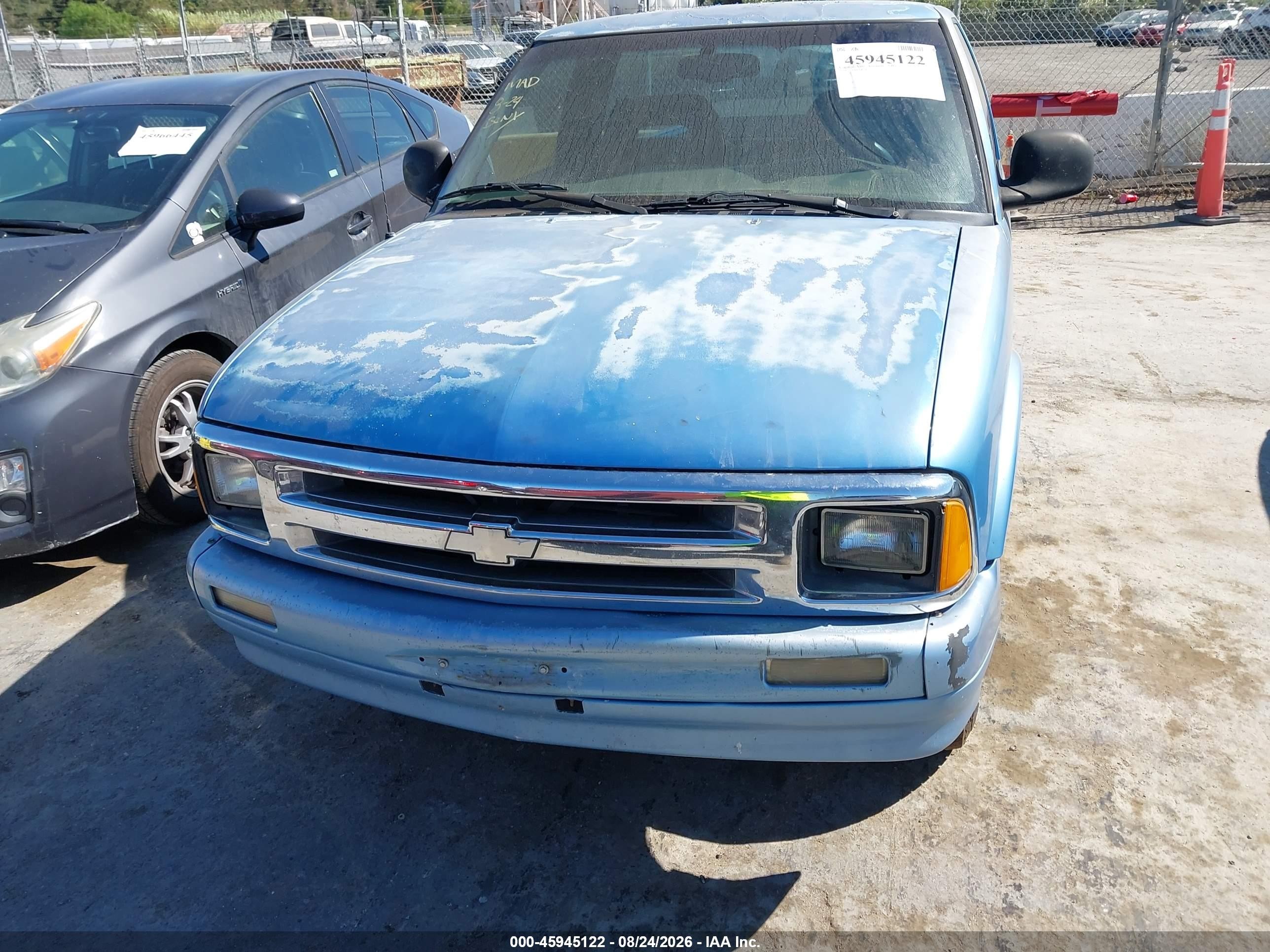1996 Chevrolet S Truck S10 Blue vin: 1GCCS1444TK212709
