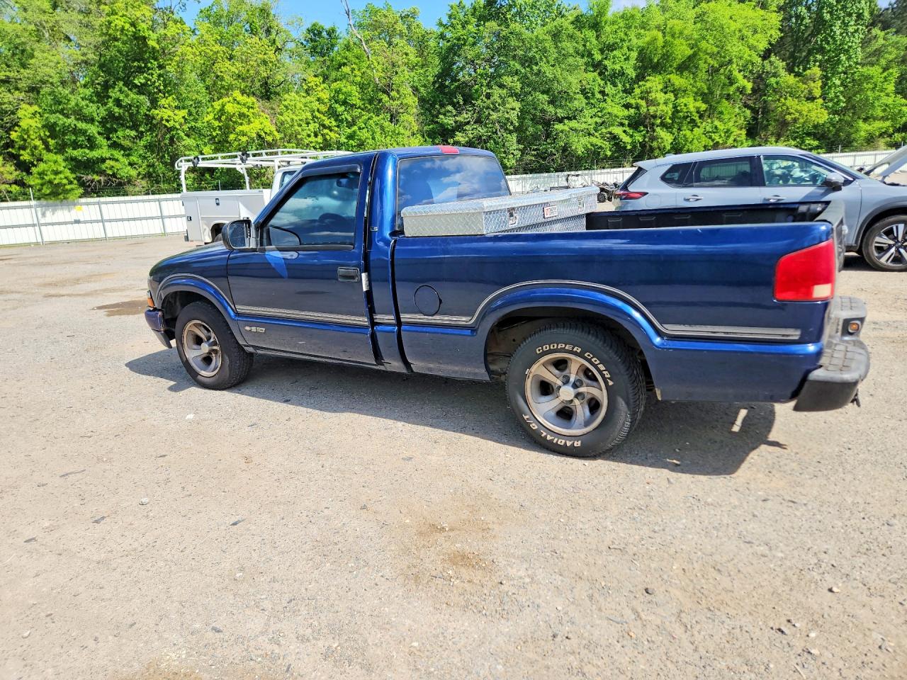 1999 Chevrolet S Truck S10 Blue vin: 1GCCS1444X8130675