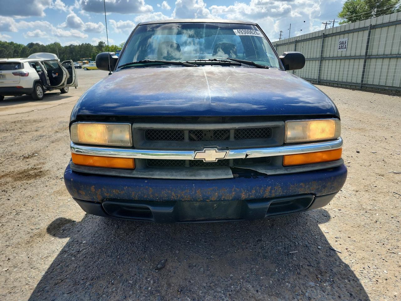 1999 Chevrolet S Truck S10 Blue vin: 1GCCS1444X8130675