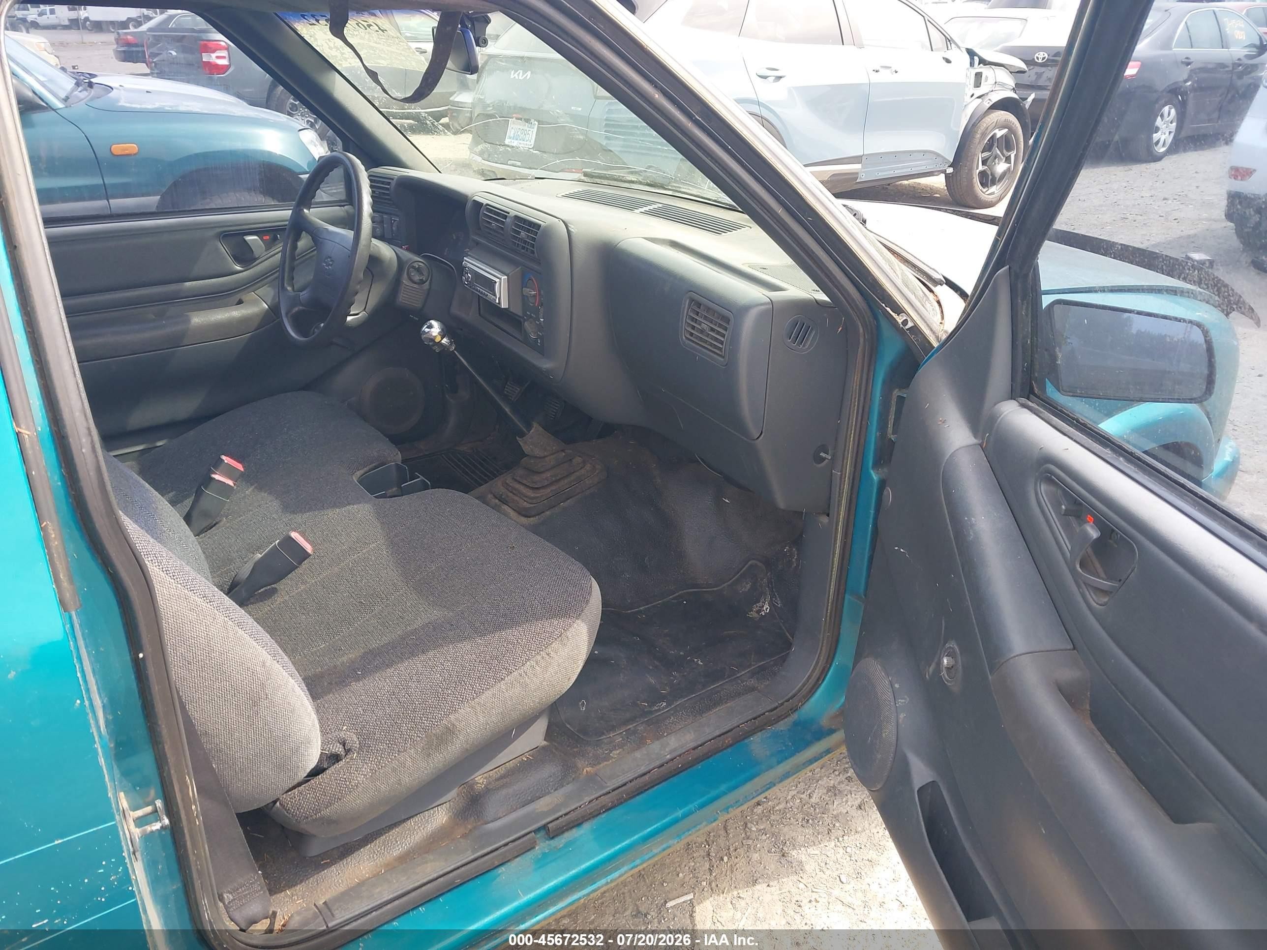 1995 Chevrolet S Truck S10 Green vin: 1GCCS1445S8119712