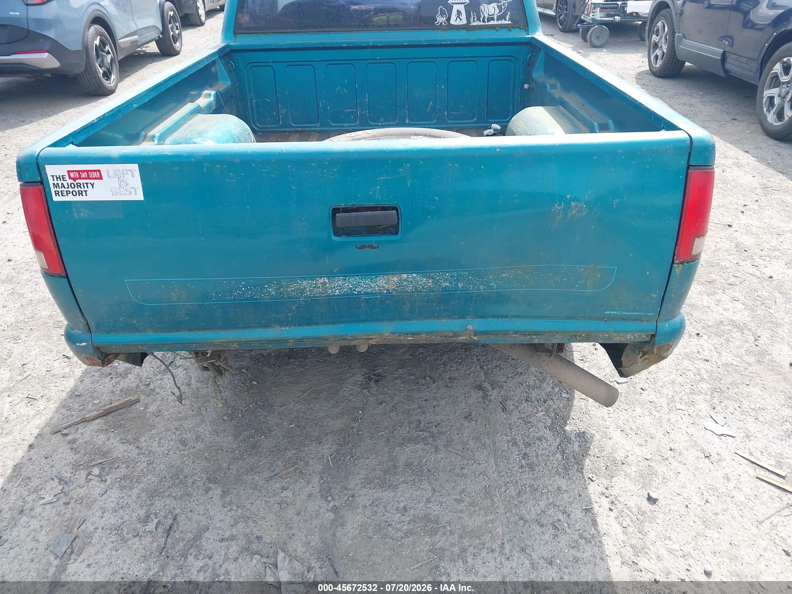 1995 Chevrolet S Truck S10 Green vin: 1GCCS1445S8119712