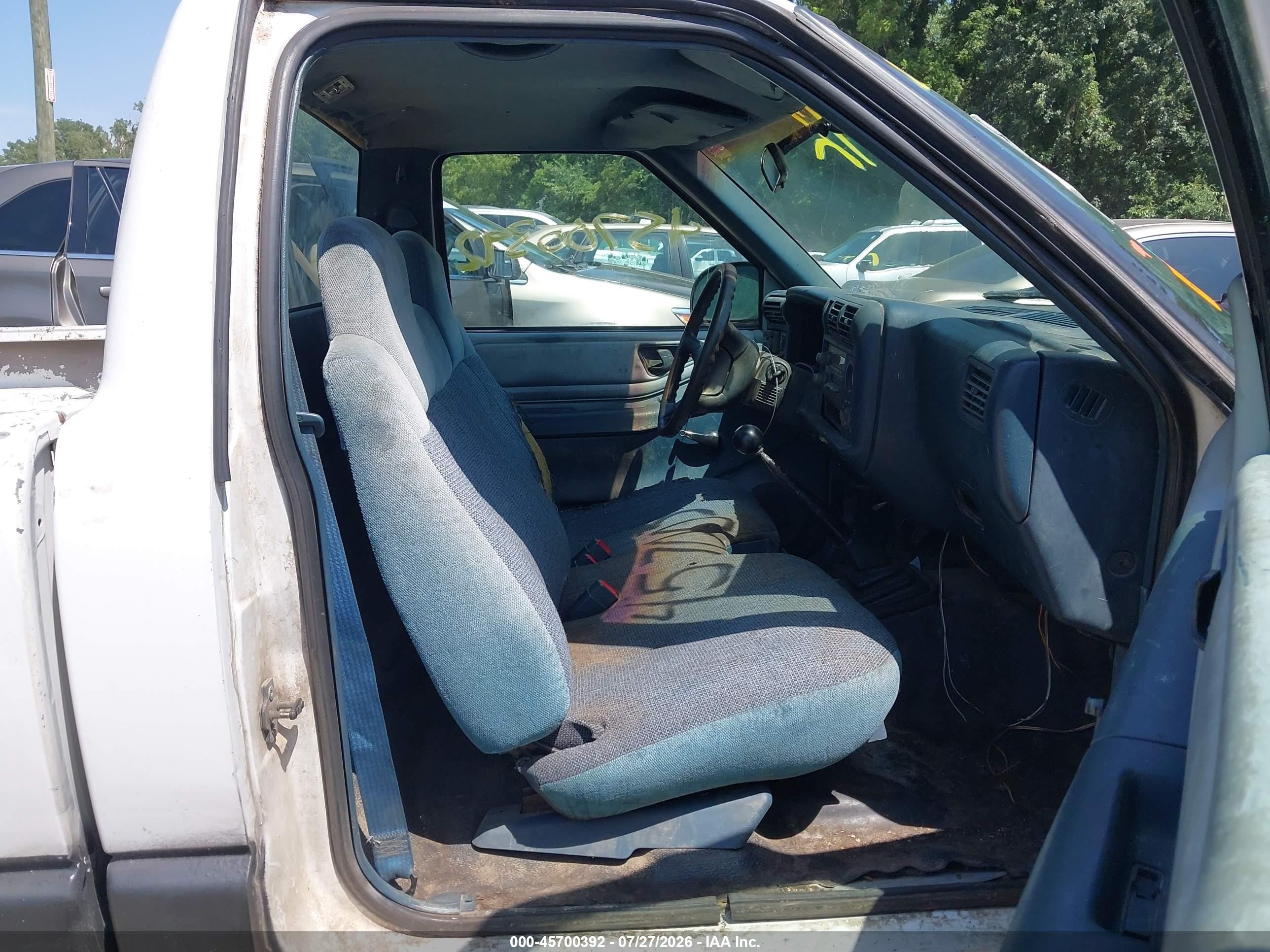 1995 Chevrolet S Truck S10 White vin: 1GCCS1445S8151205