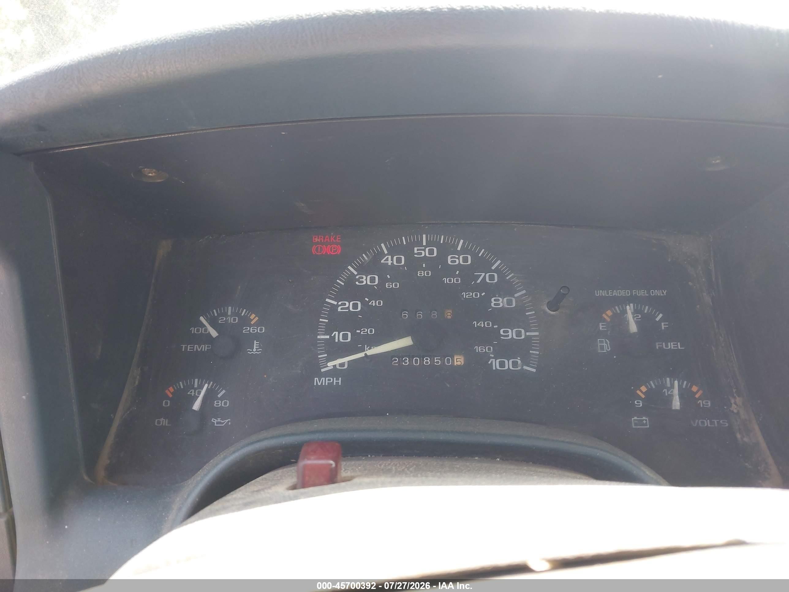 1995 Chevrolet S Truck S10 White vin: 1GCCS1445S8151205
