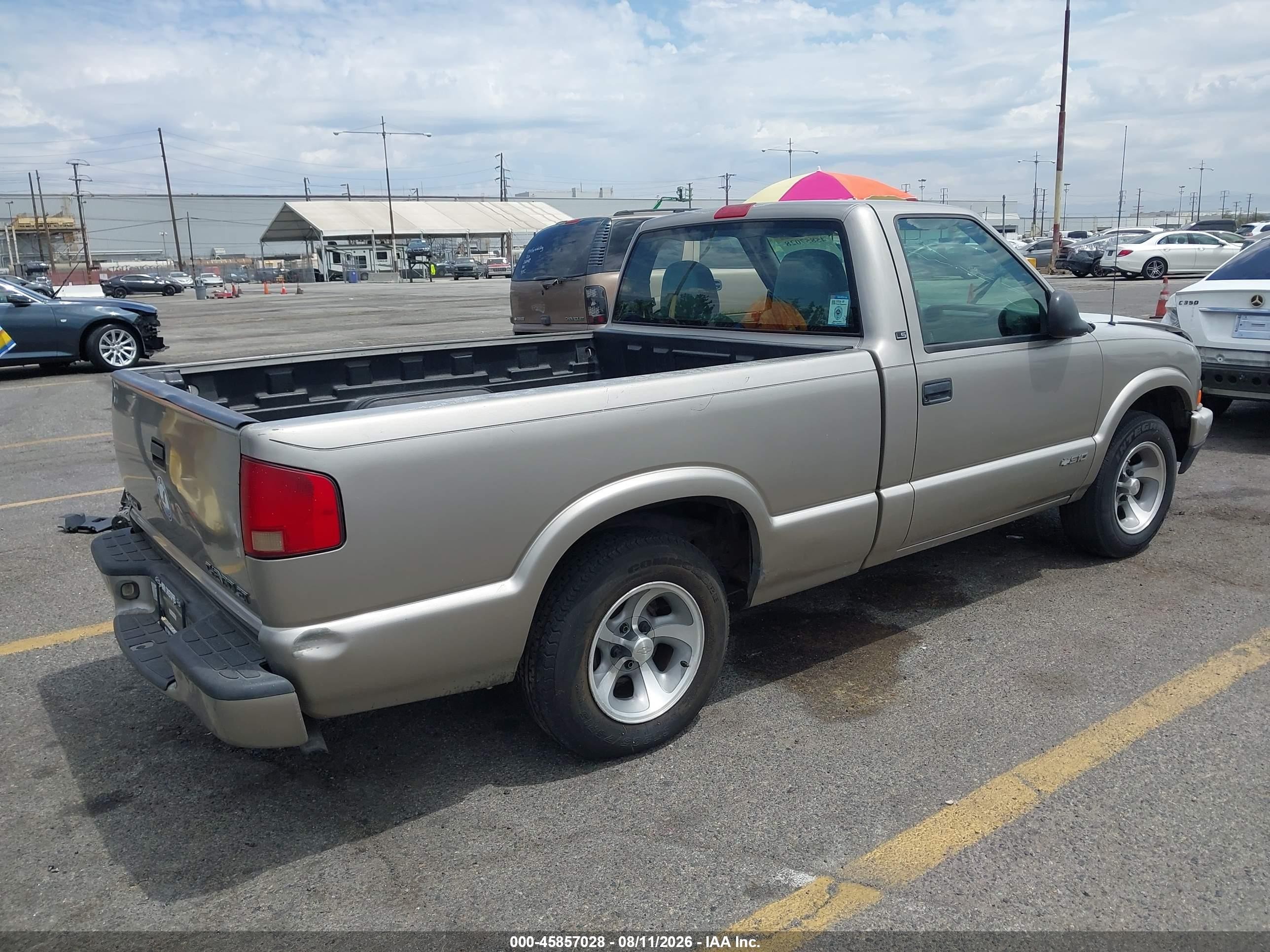 1998 Chevrolet S-10 Ls Коричневый vin: 1GCCS1445WK201206