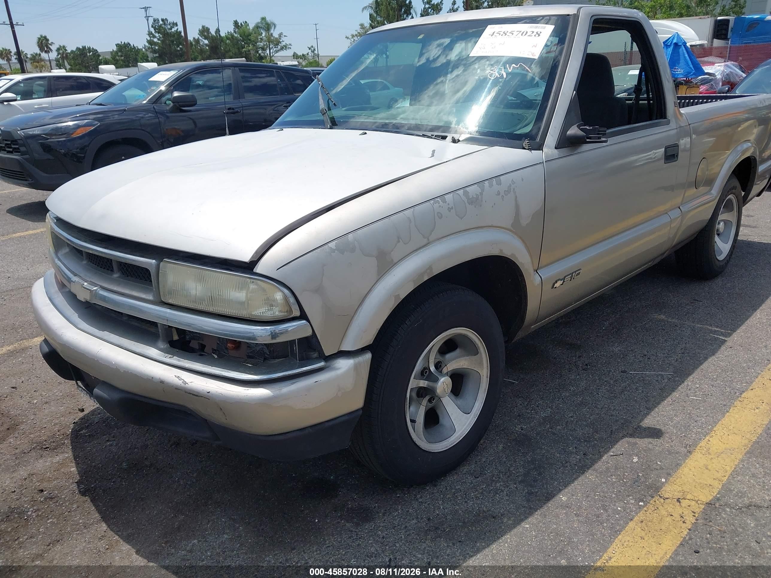 1998 Chevrolet S-10 Ls Коричневый vin: 1GCCS1445WK201206