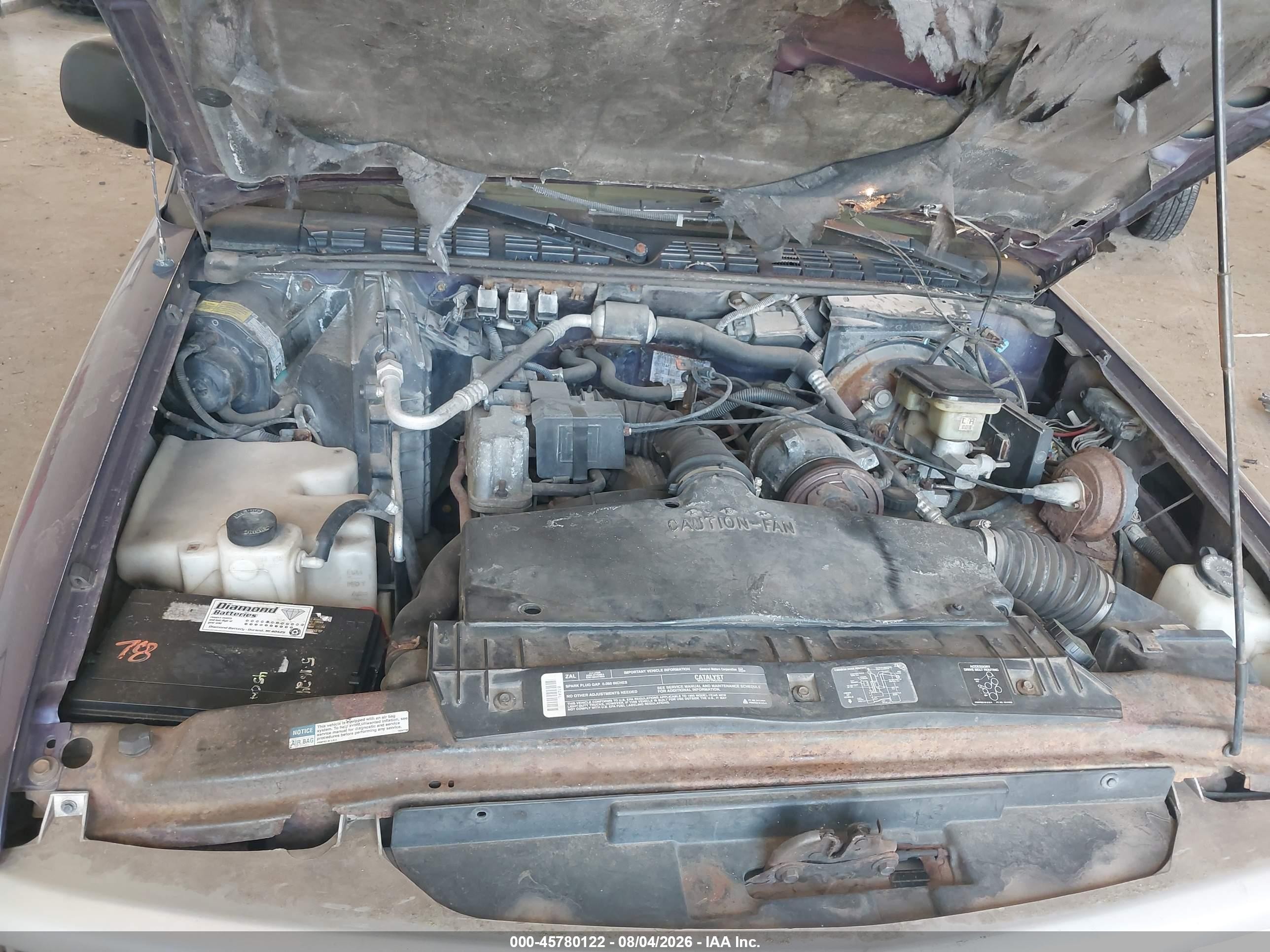1995 Chevrolet S Truck S10 Синий vin: 1GCCS1446SK228702
