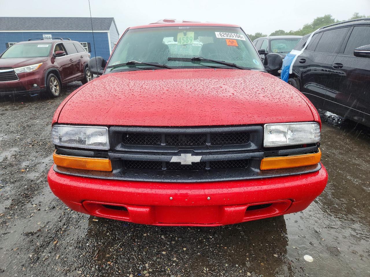 1998 Chevrolet S Truck S10 Red vin: 1GCCS1446W8189144