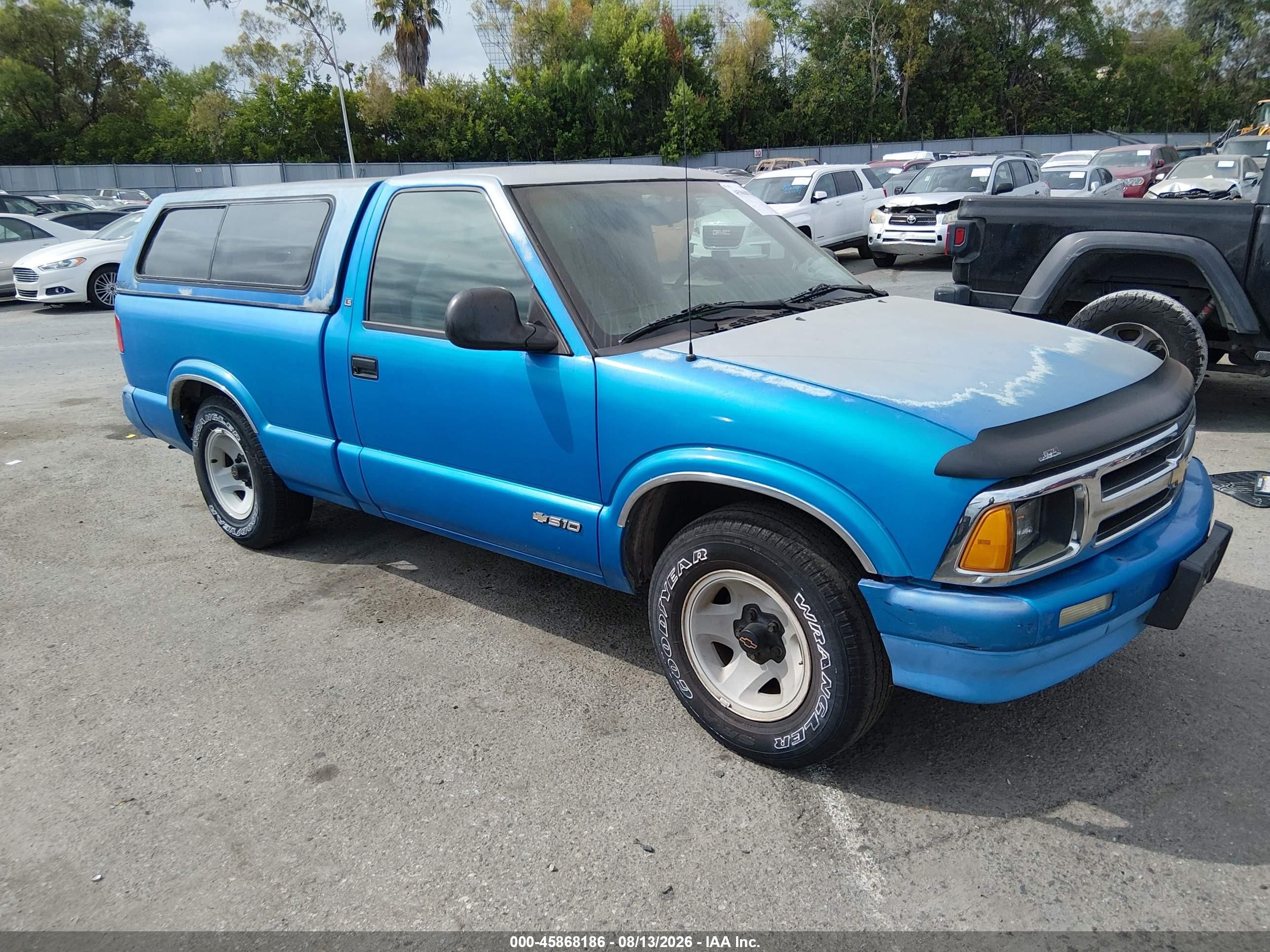 1994 Chevrolet S Truck S10 Синий vin: 1GCCS1447R8204917