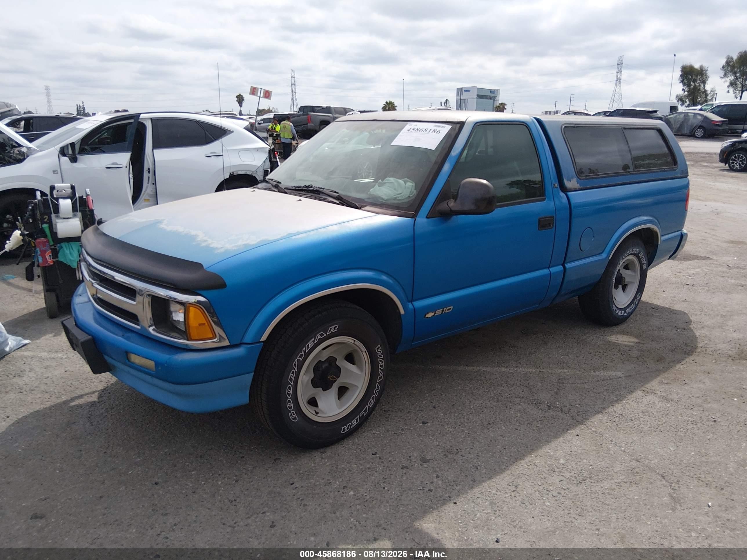 1994 Chevrolet S Truck S10 Синий vin: 1GCCS1447R8204917