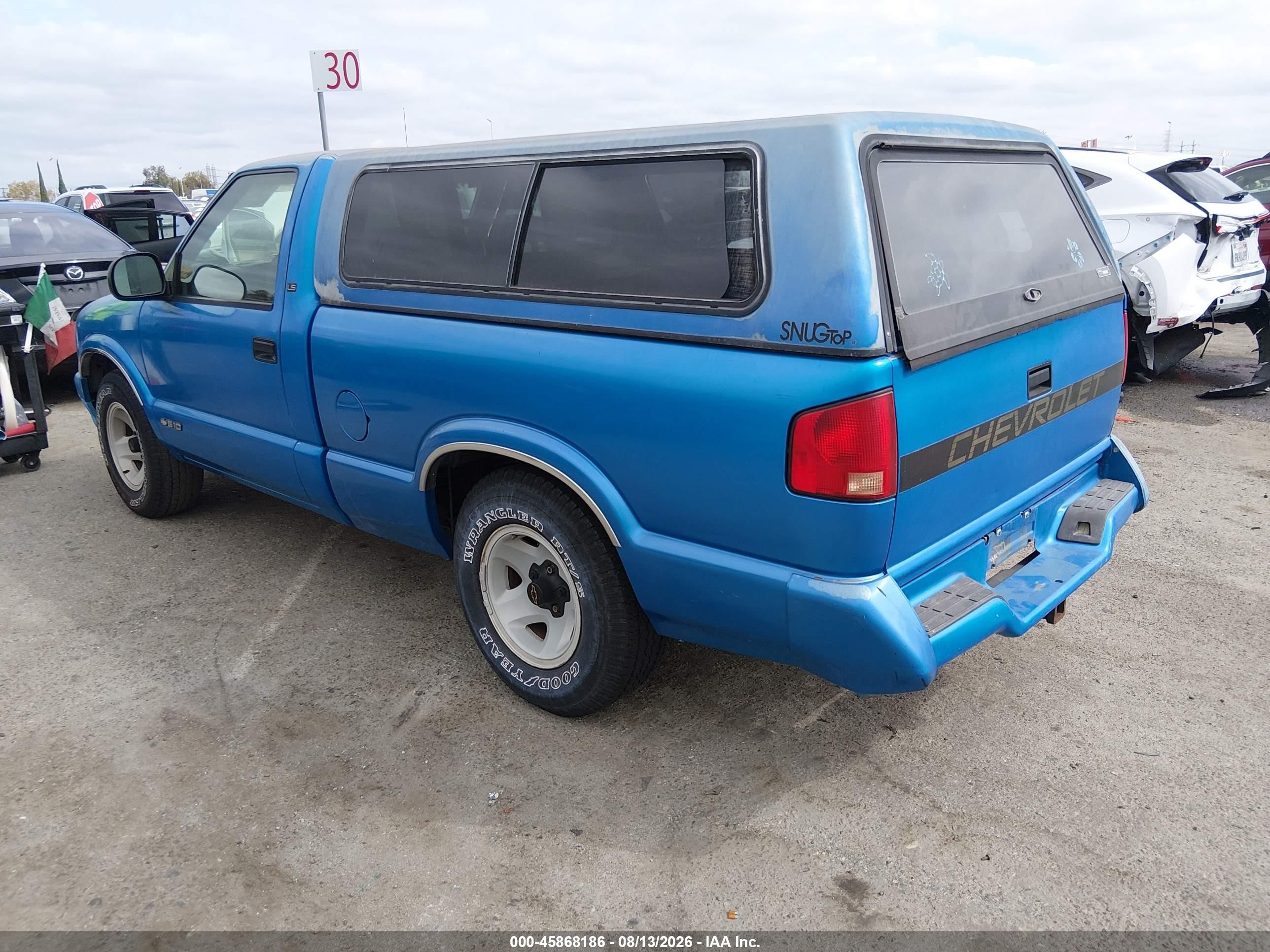 1994 Chevrolet S Truck S10 Синий vin: 1GCCS1447R8204917