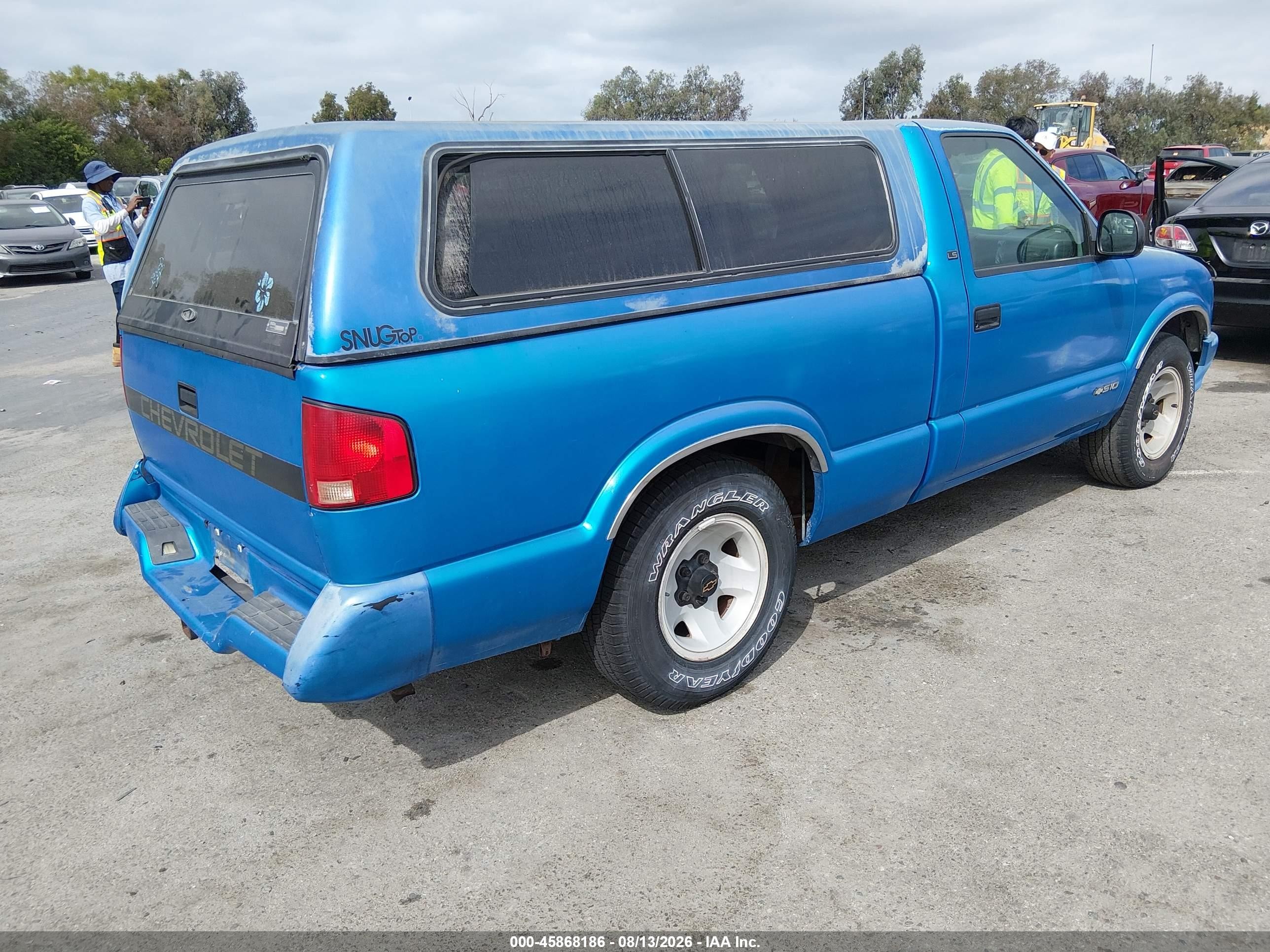 1994 Chevrolet S Truck S10 Синий vin: 1GCCS1447R8204917