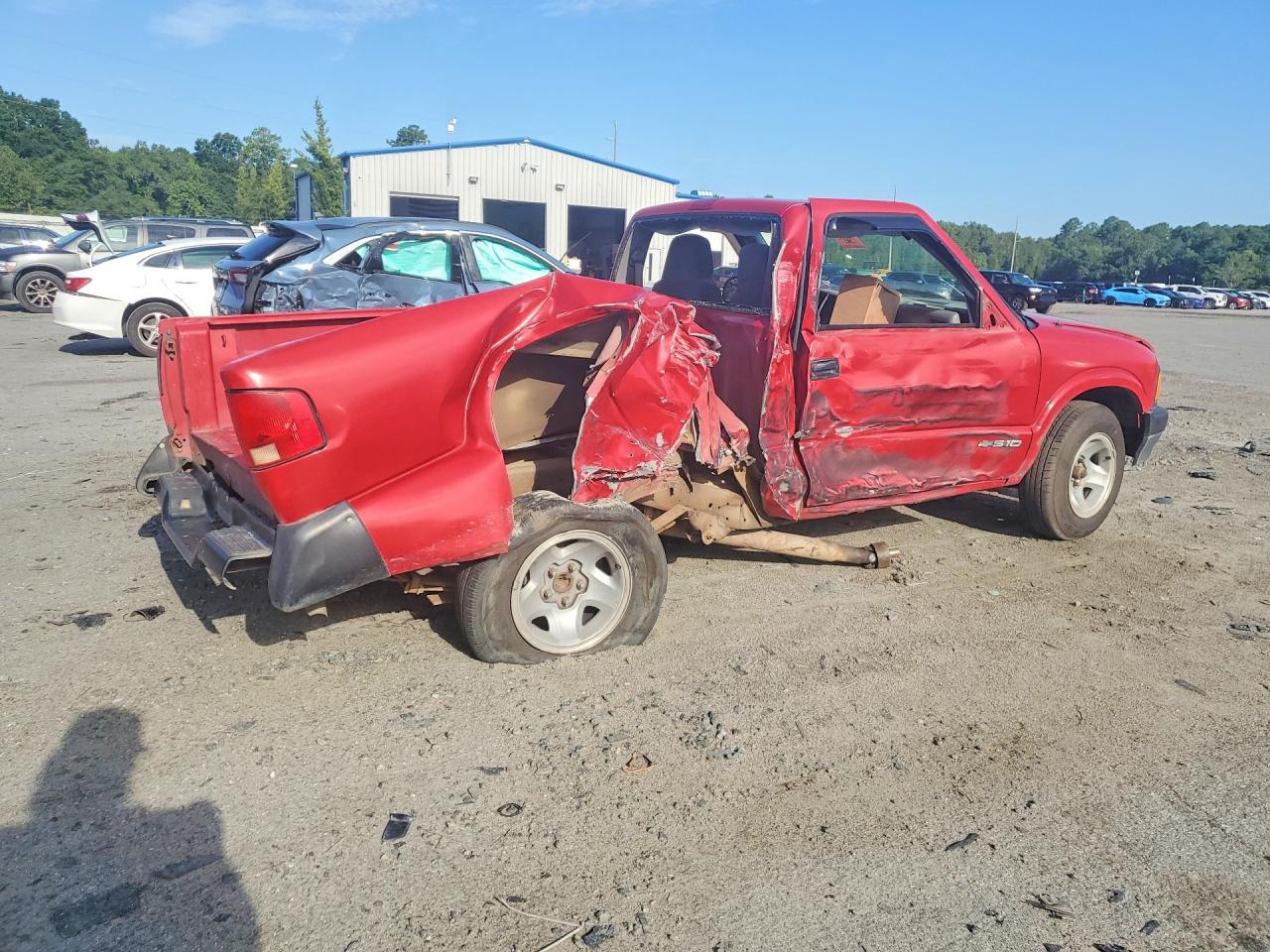 1995 Chevrolet S Truck S10 Red vin: 1GCCS1447S8203305