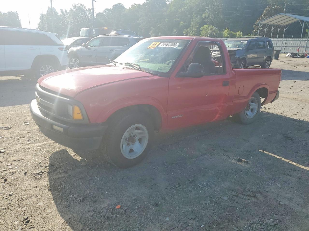 1995 Chevrolet S Truck S10 Red vin: 1GCCS1447S8203305
