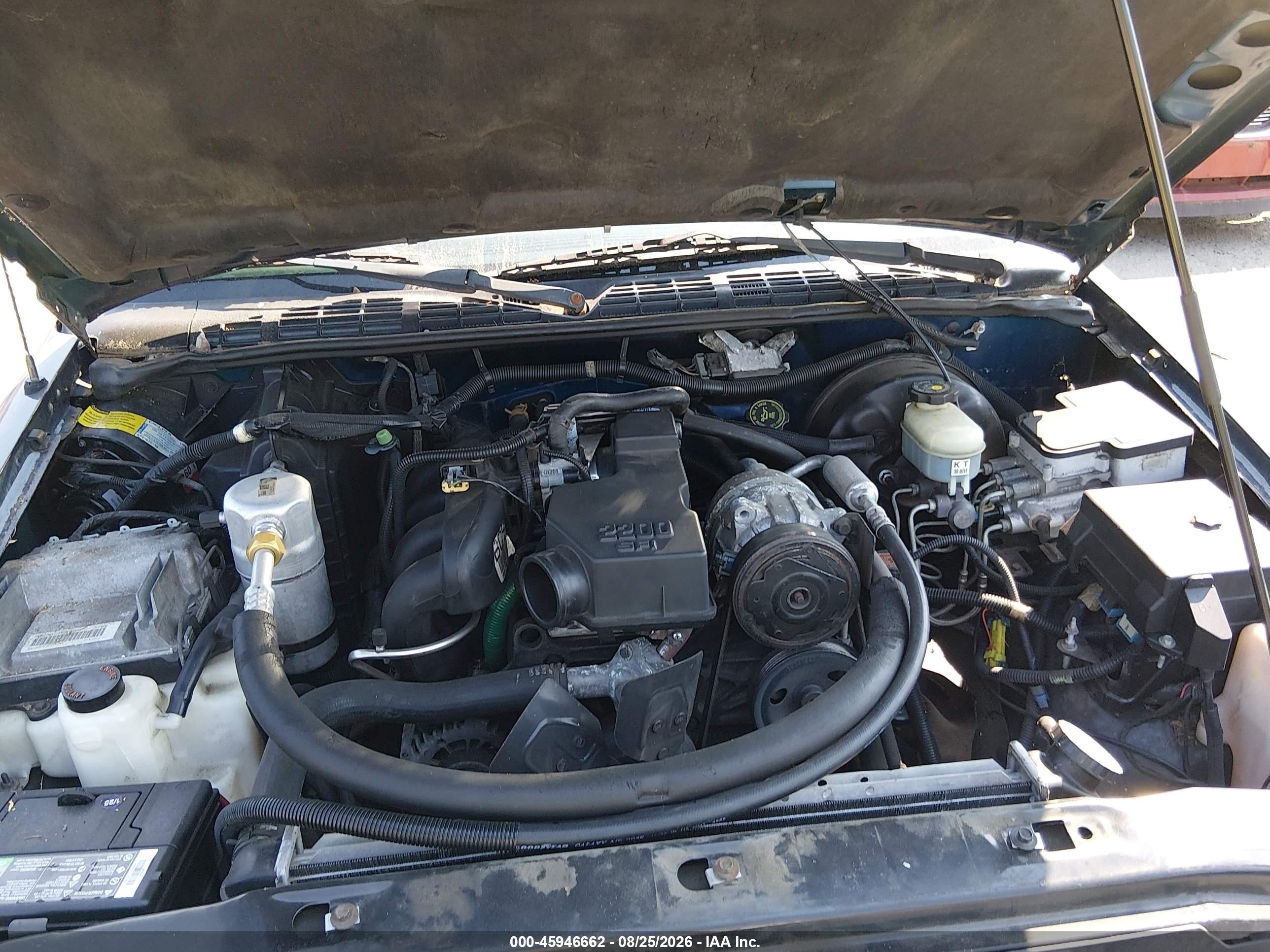 1999 Chevrolet S-10 Ls Blue vin: 1GCCS1447XK230241