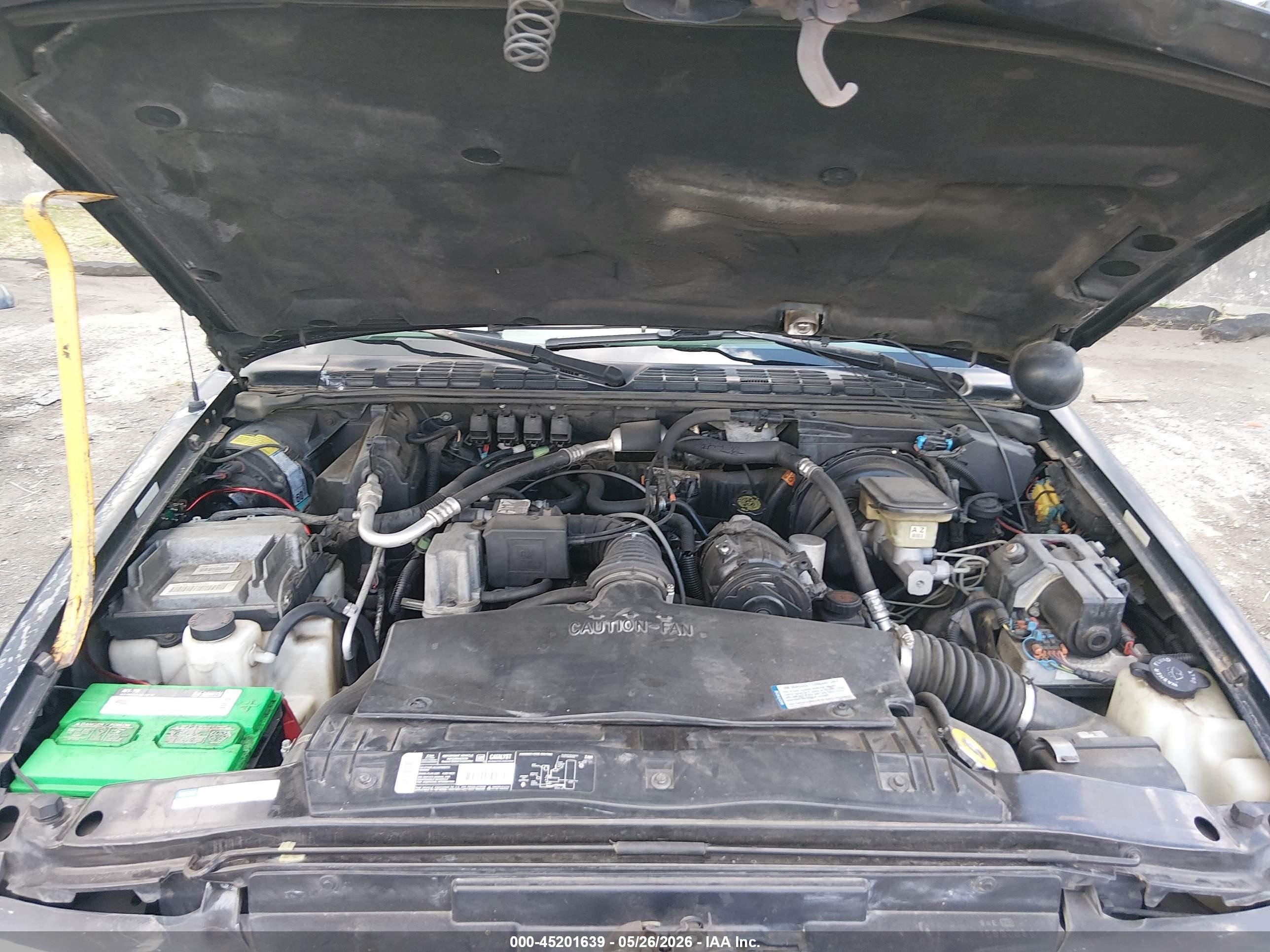 1997 Chevrolet S-10 Ls Black vin: 1GCCS1448VK165087