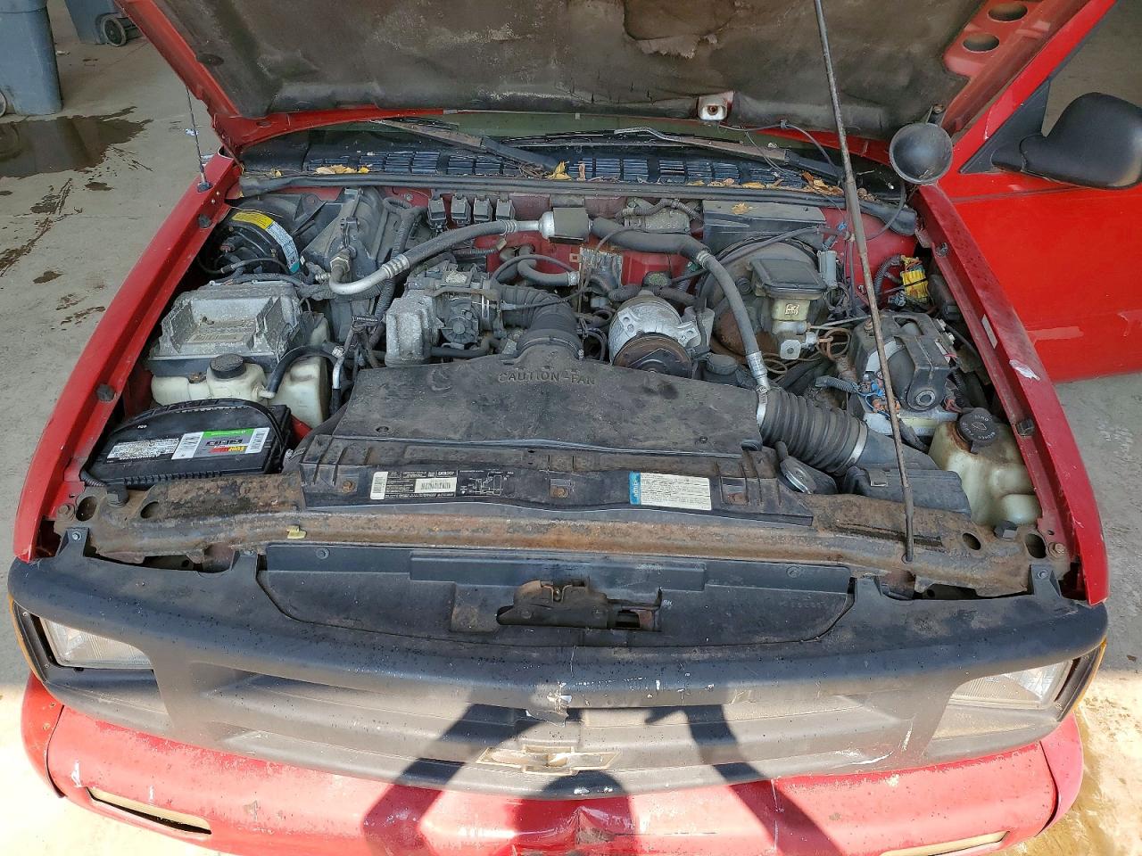 1997 Chevrolet S Truck S10 Red vin: 1GCCS1448VK244064