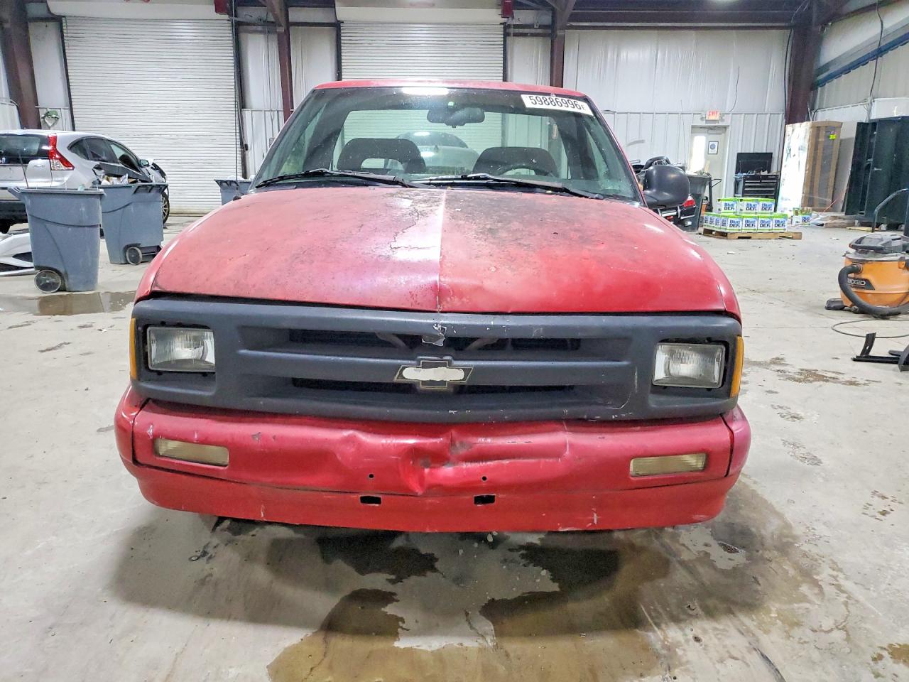 1997 Chevrolet S Truck S10 Red vin: 1GCCS1448VK244064