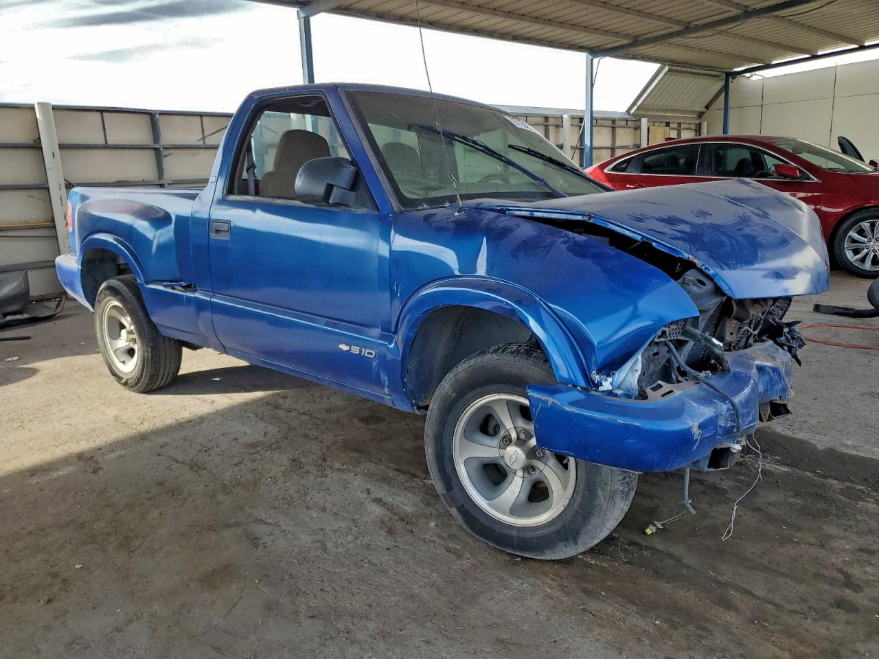 1999 Chevrolet S Truck S10 Blue vin: 1GCCS1448X8181855