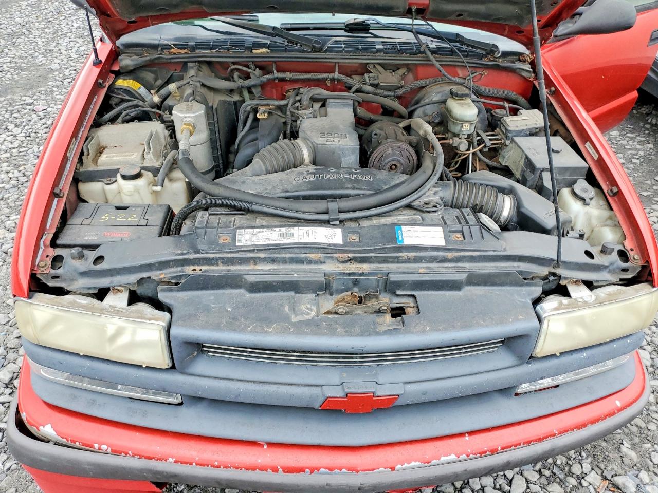 2000 Chevrolet S Truck S10 Красный vin: 1GCCS1448YK170214