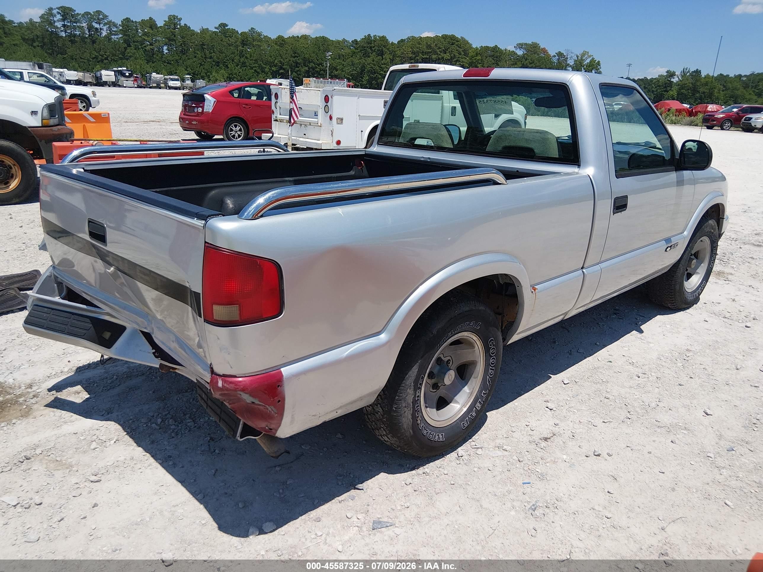 1995 Chevrolet S Truck S10 Gray vin: 1GCCS1449SK124608