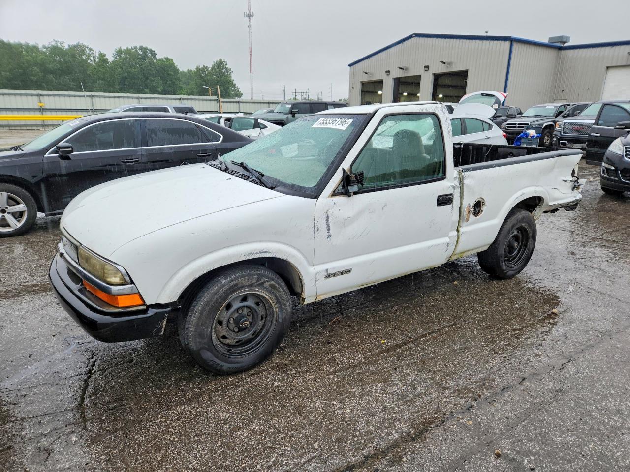 1999 Chevrolet S Truck S10 White vin: 1GCCS1449X8175160