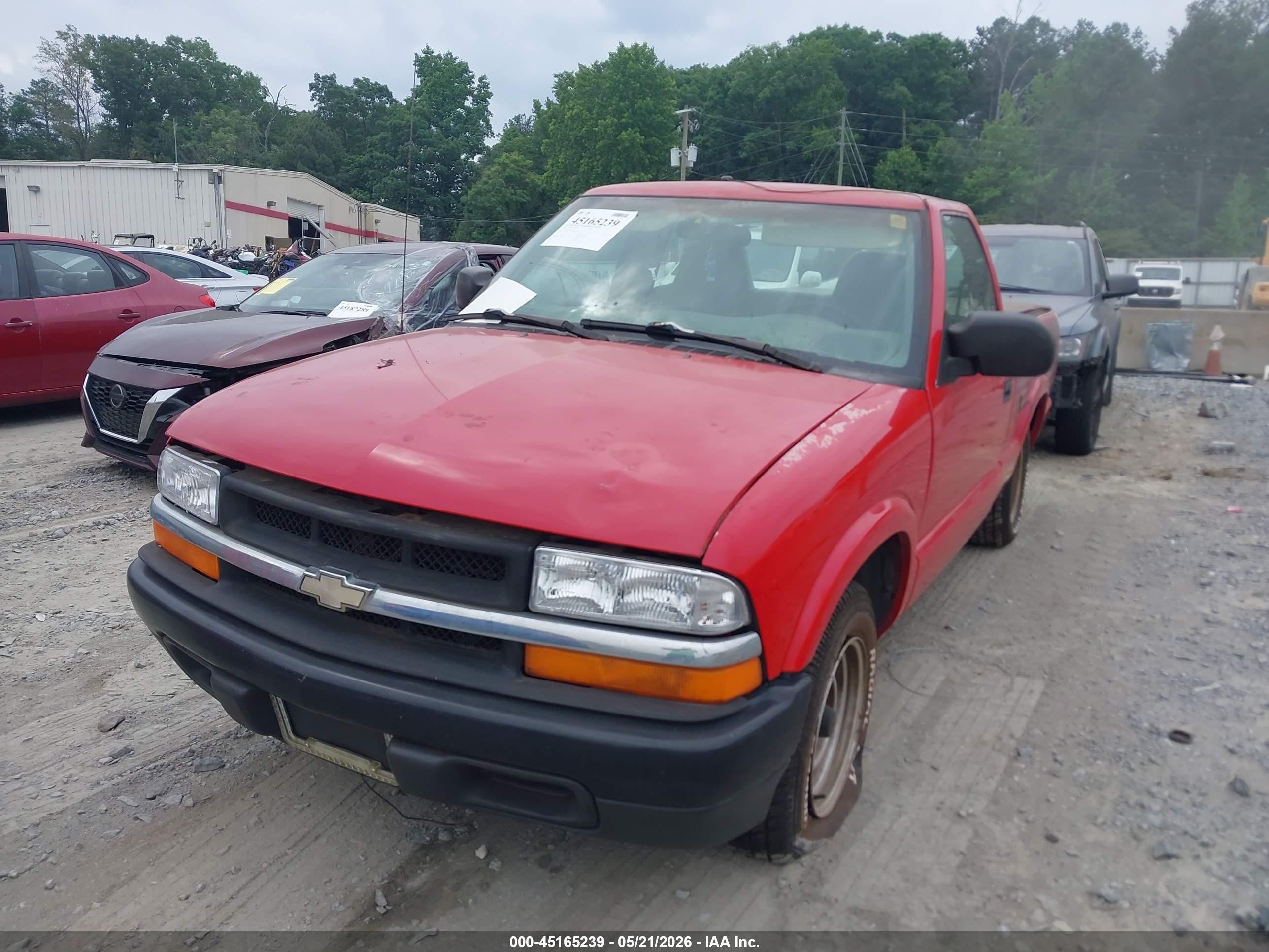 1999 Chevrolet S-10   Red vin: 1GCCS1449X8196672