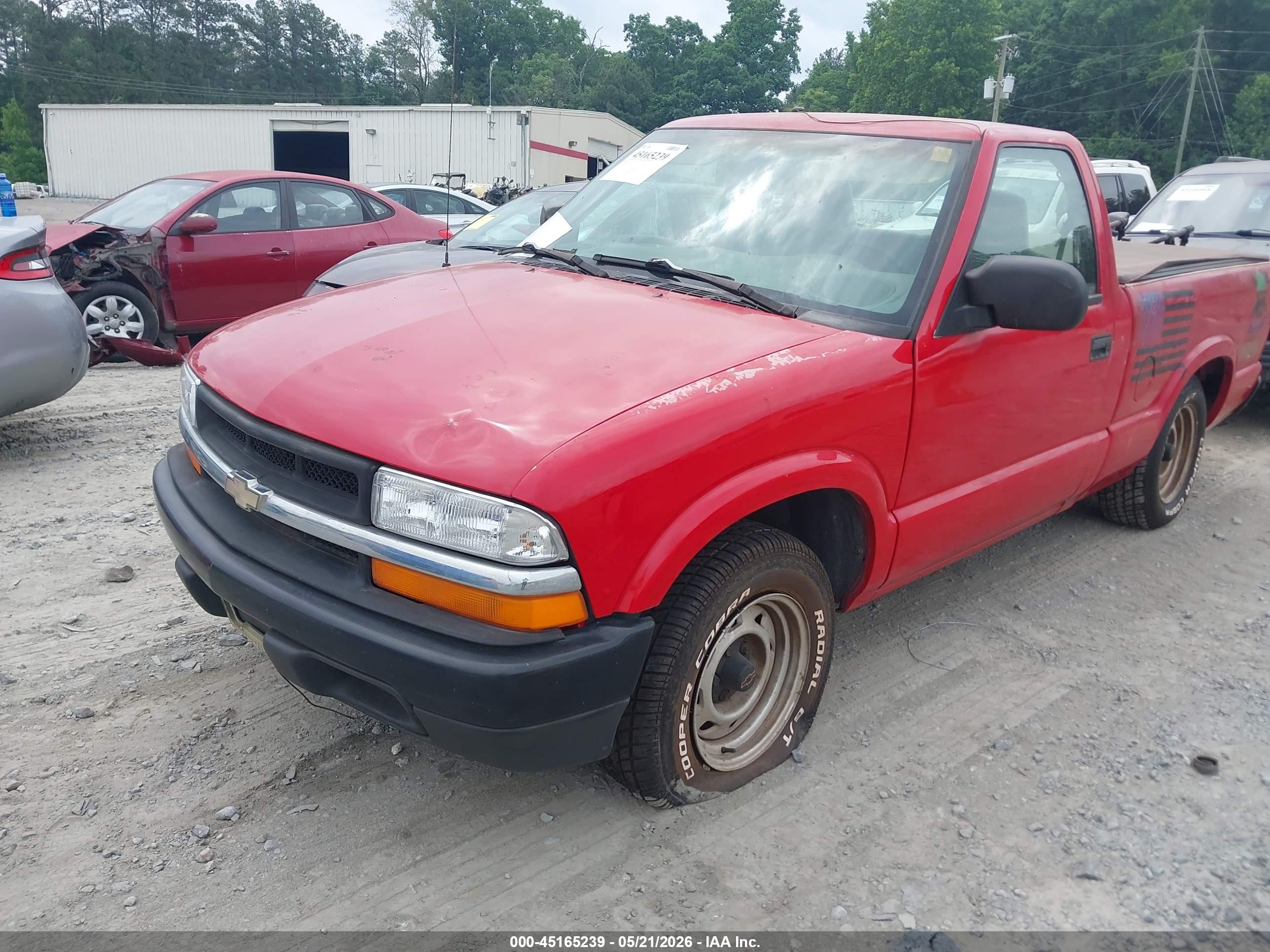 1999 Chevrolet S-10   Red vin: 1GCCS1449X8196672