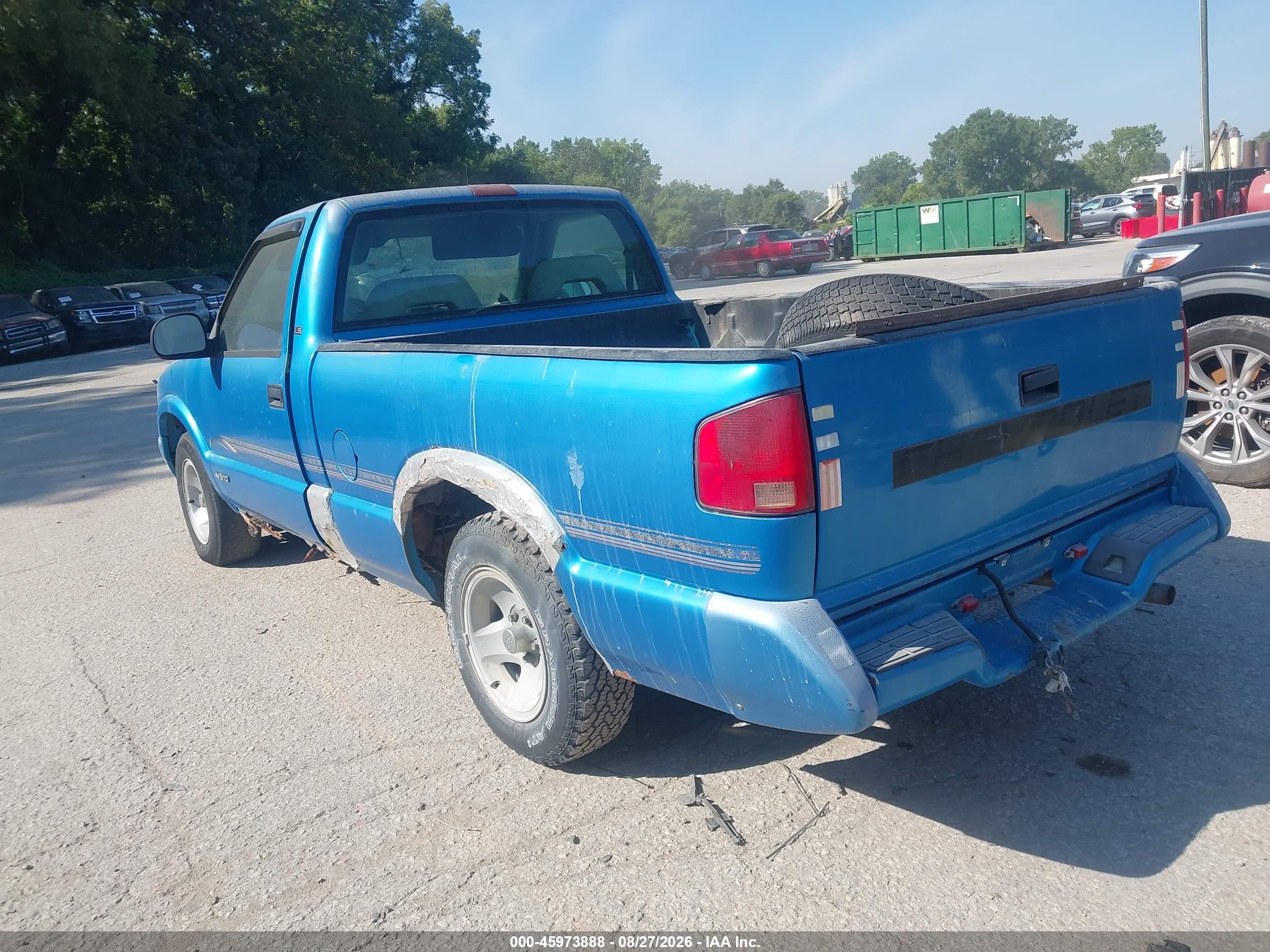 1995 Chevrolet S Truck S10 Синий vin: 1GCCS144XS8178061