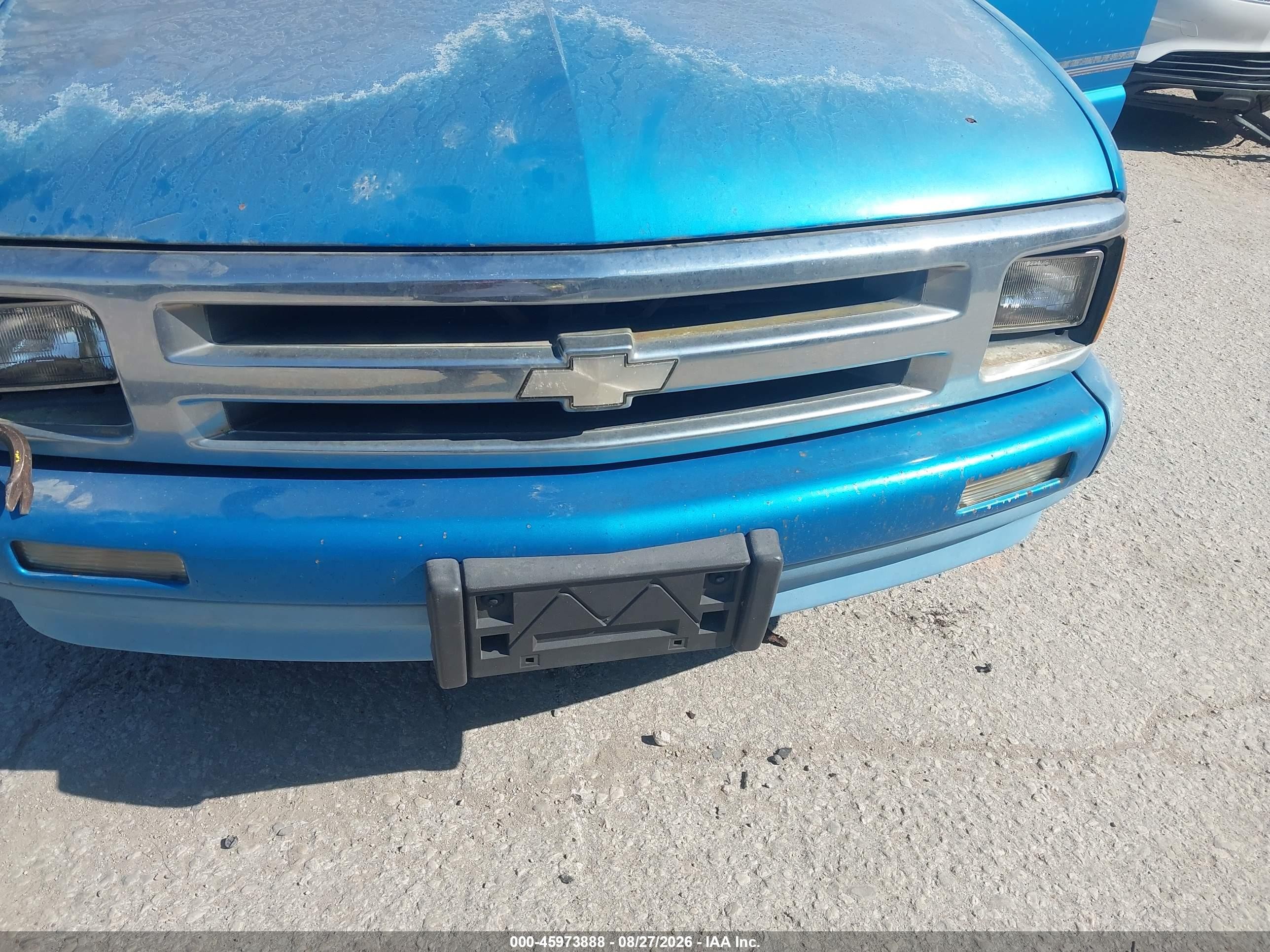 1995 Chevrolet S Truck S10 Синий vin: 1GCCS144XS8178061