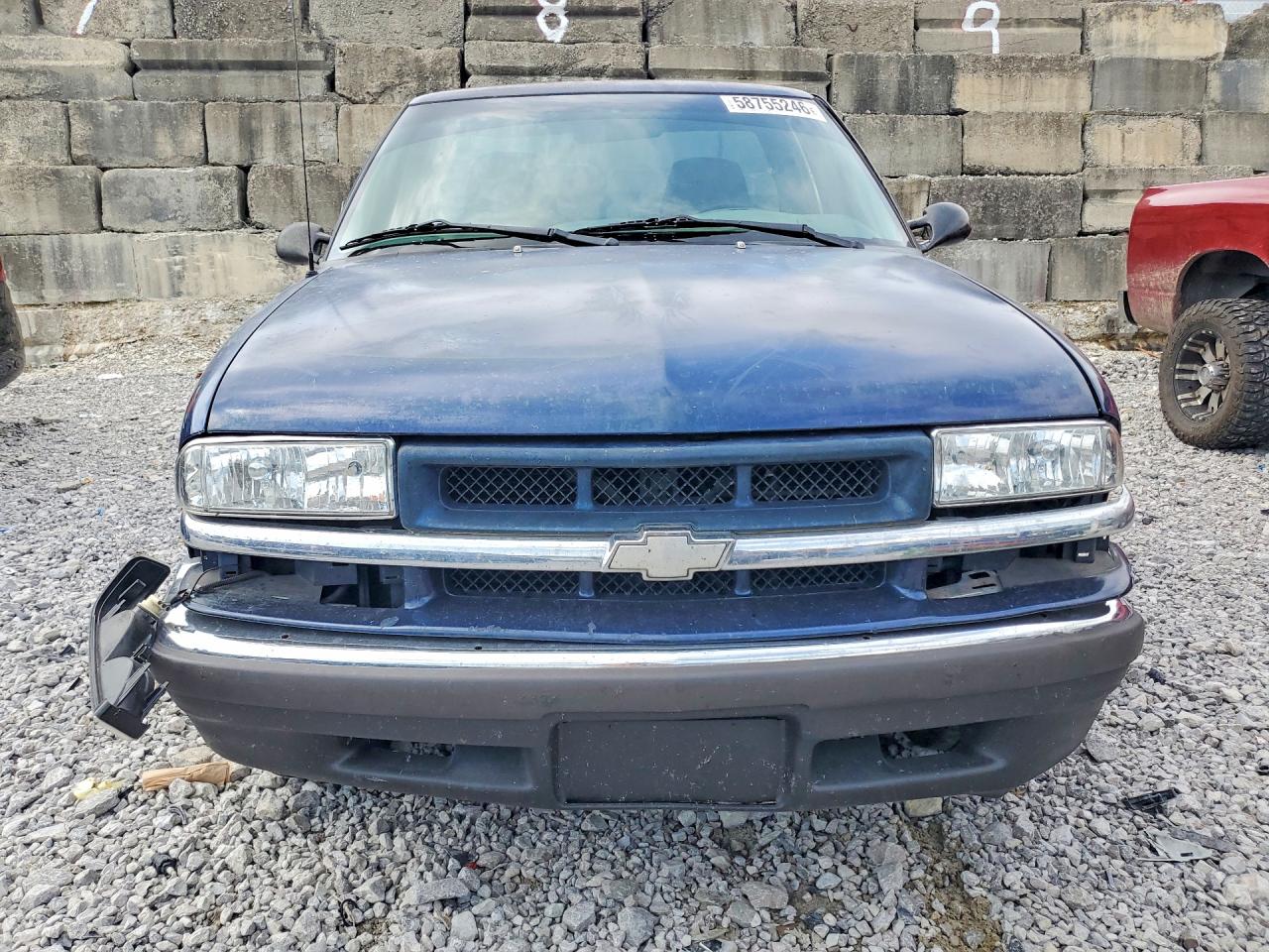 2001 Chevrolet S Truck S10 Blue vin: 1GCCS14501K107879
