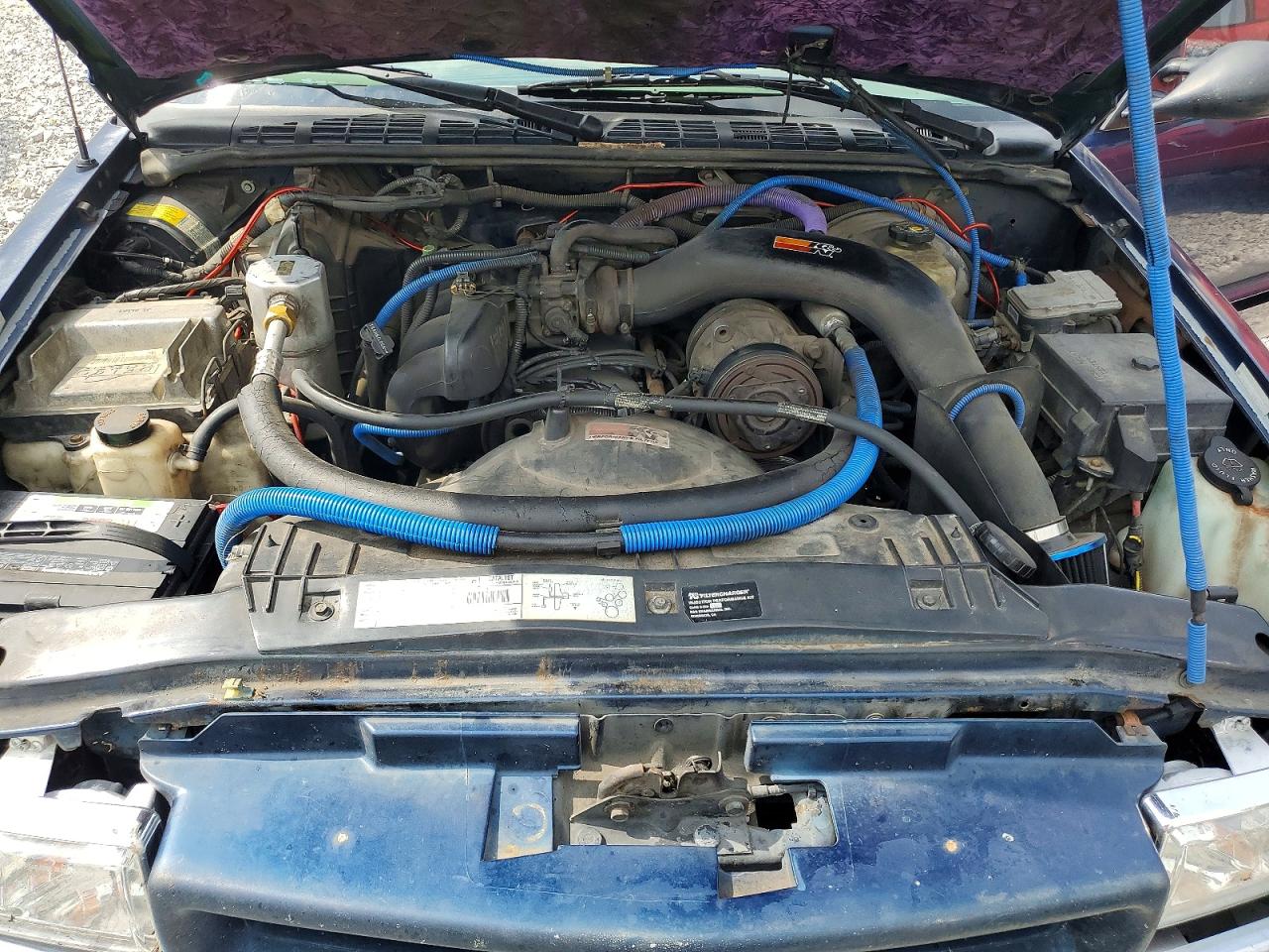 2001 Chevrolet S Truck S10 Blue vin: 1GCCS14501K107879