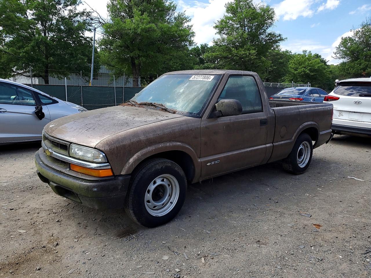 2002 Chevrolet S Truck S10 Brown vin: 1GCCS145028254766