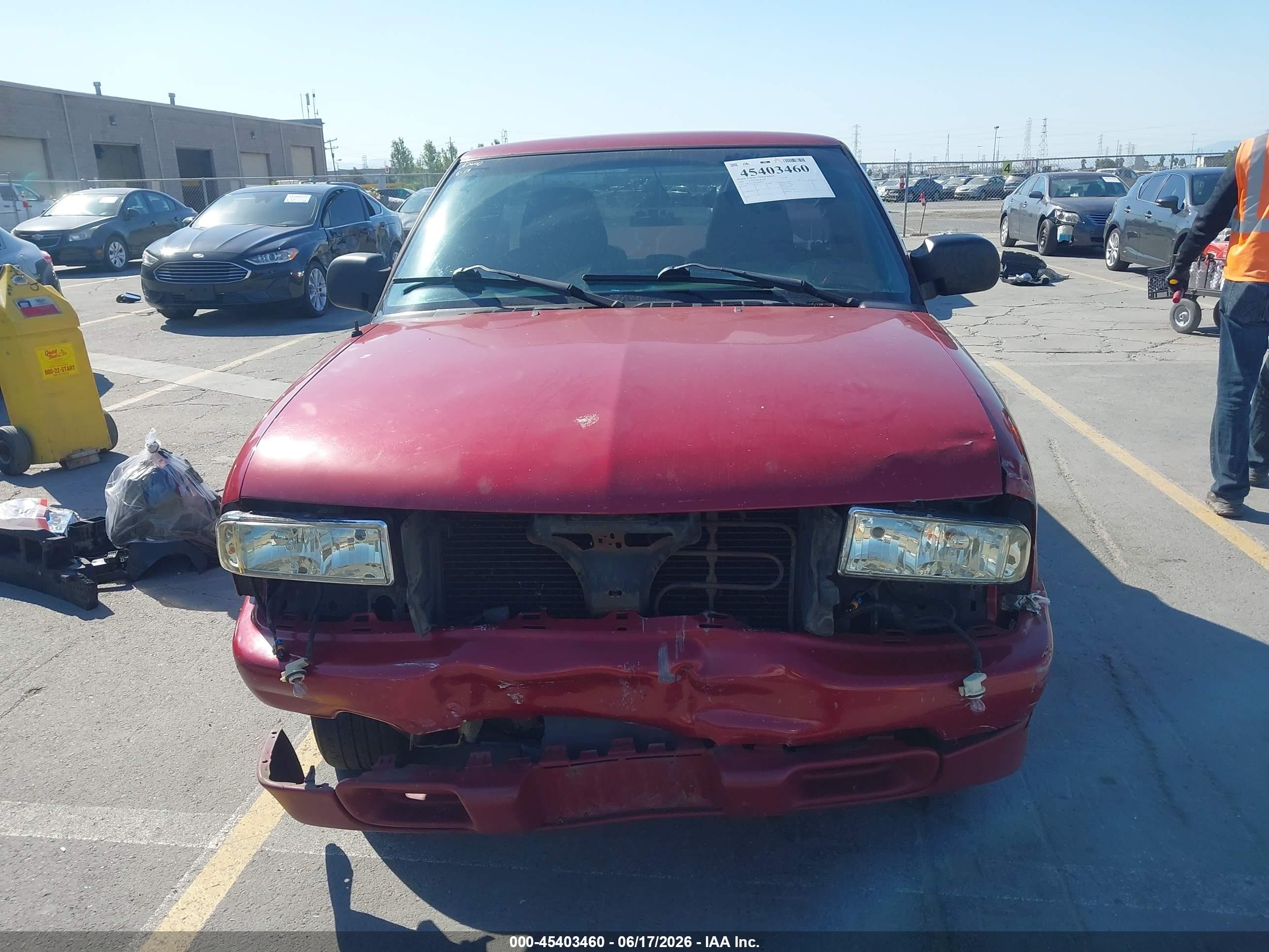 2001 Chevrolet S-10 Ls Красный vin: 1GCCS145218180894