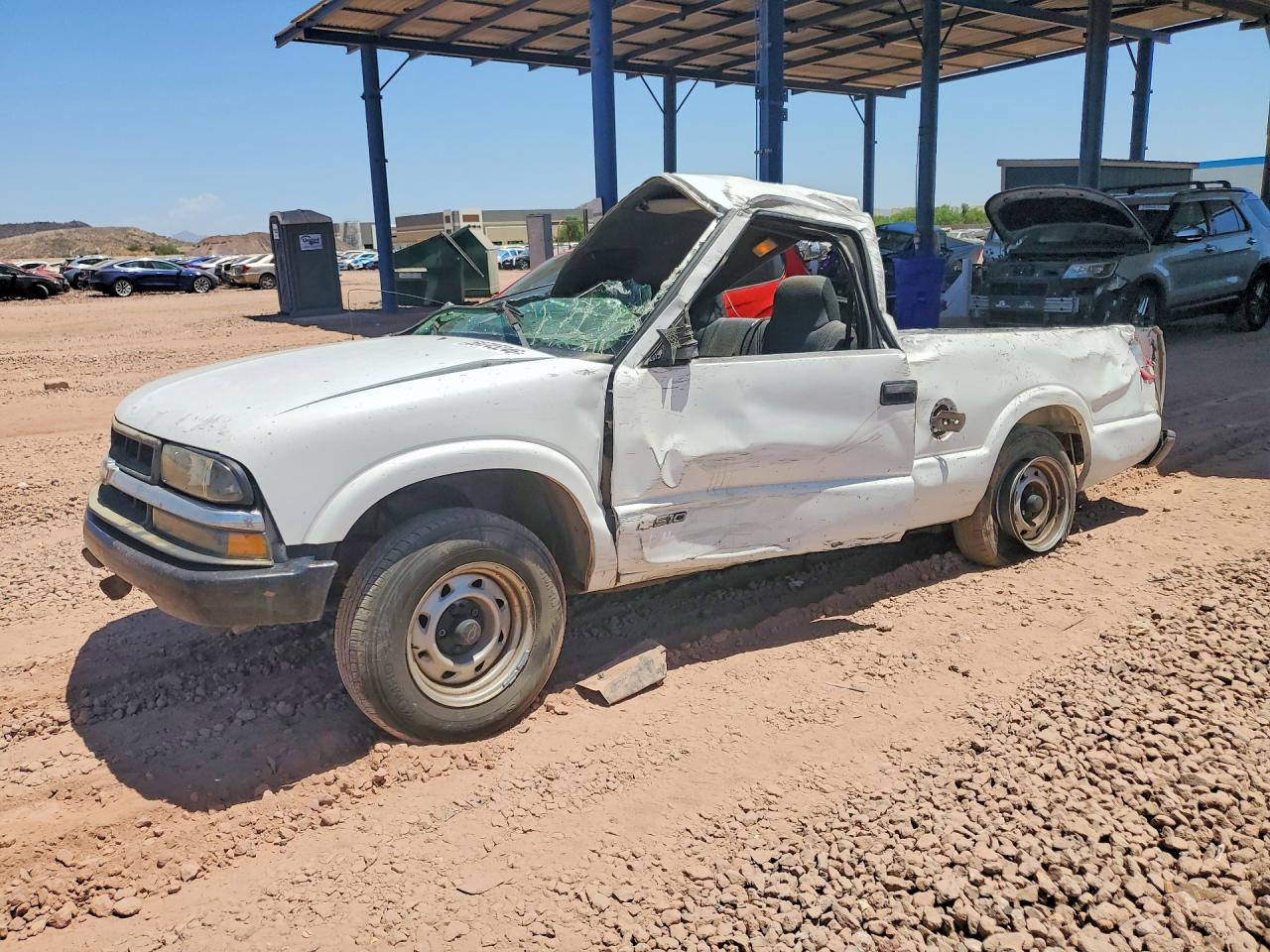 2002 Chevrolet S Truck S10 White vin: 1GCCS145228227438