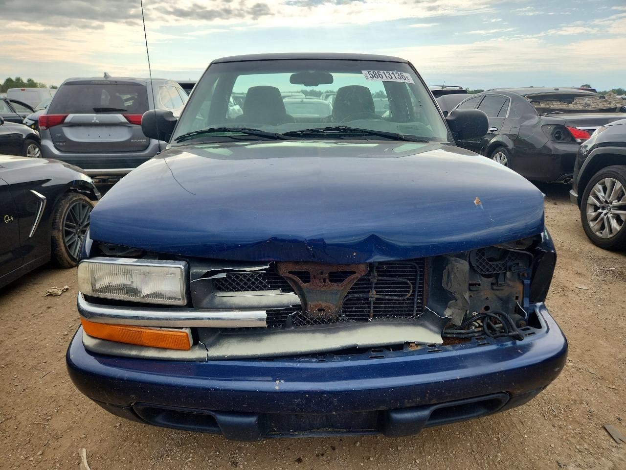 2000 Chevrolet S Truck S10 Blue vin: 1GCCS1452YK221568