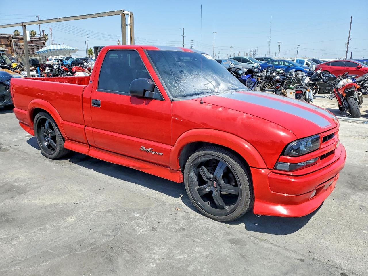 2001 Chevrolet S Truck S10 Red vin: 1GCCS145318140548