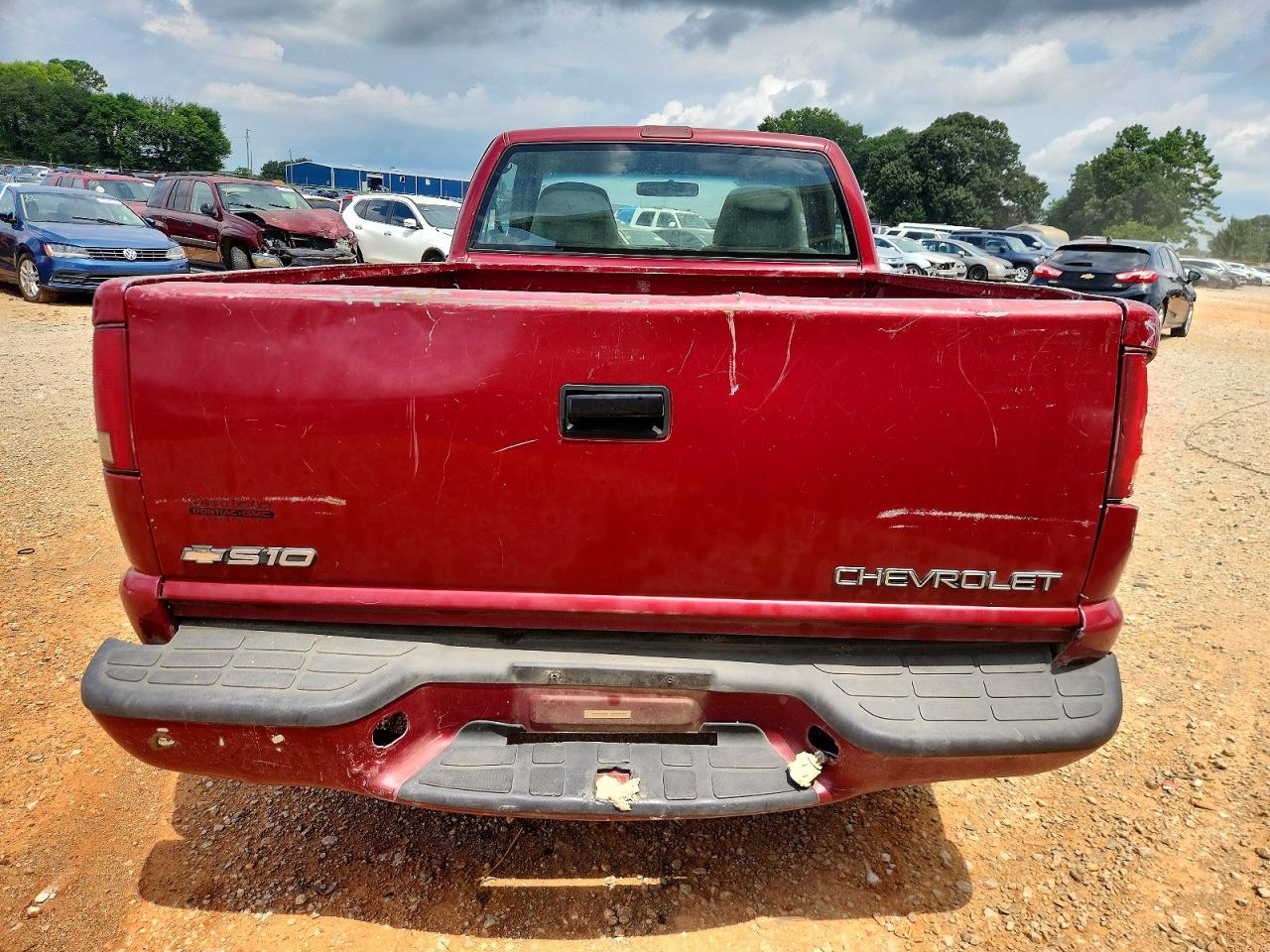 2000 Chevrolet S Truck S10 Red vin: 1GCCS1454YK202245