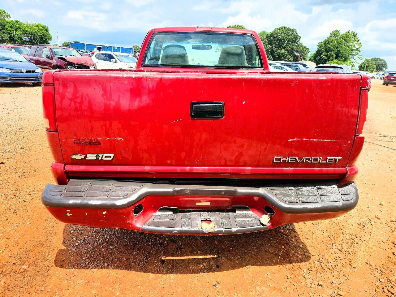 2000 Chevrolet S Truck S10 Red vin: 1GCCS1454YK202245