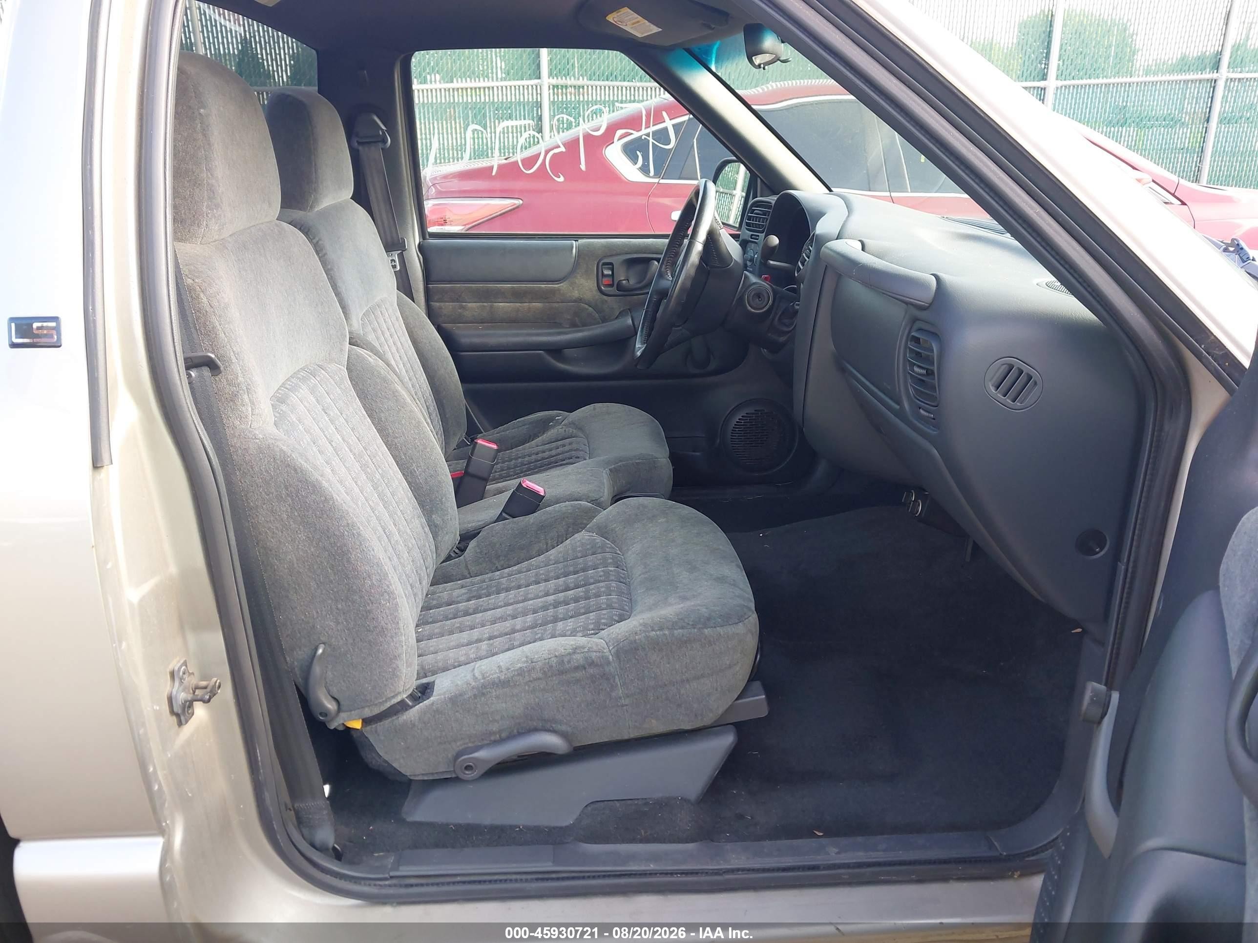 2002 Chevrolet S-10 Ls Pewter vin: 1GCCS145528159846