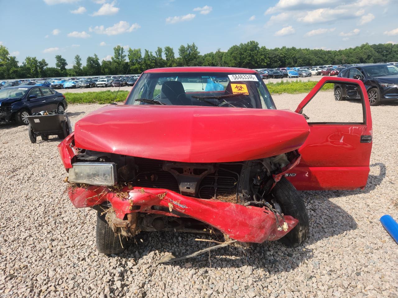 2000 Chevrolet S10 Red vin: 1GCCS1455YK206465